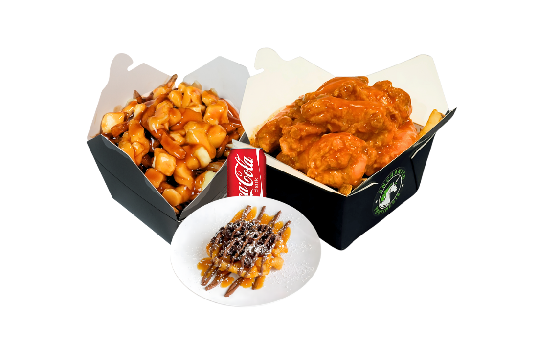 Best Poutine In GTA, Best Poutine, Poutine Near Me, Poutine, Fusion Food, Fusion Poutine, Quebec Style Poutine, Quebec Poutine Near Me, Popcorn Chicken, Jerk Chicken, Best Restaurant near me, Combo Offers, Chicken, French Fries, Desserts, Sweets.