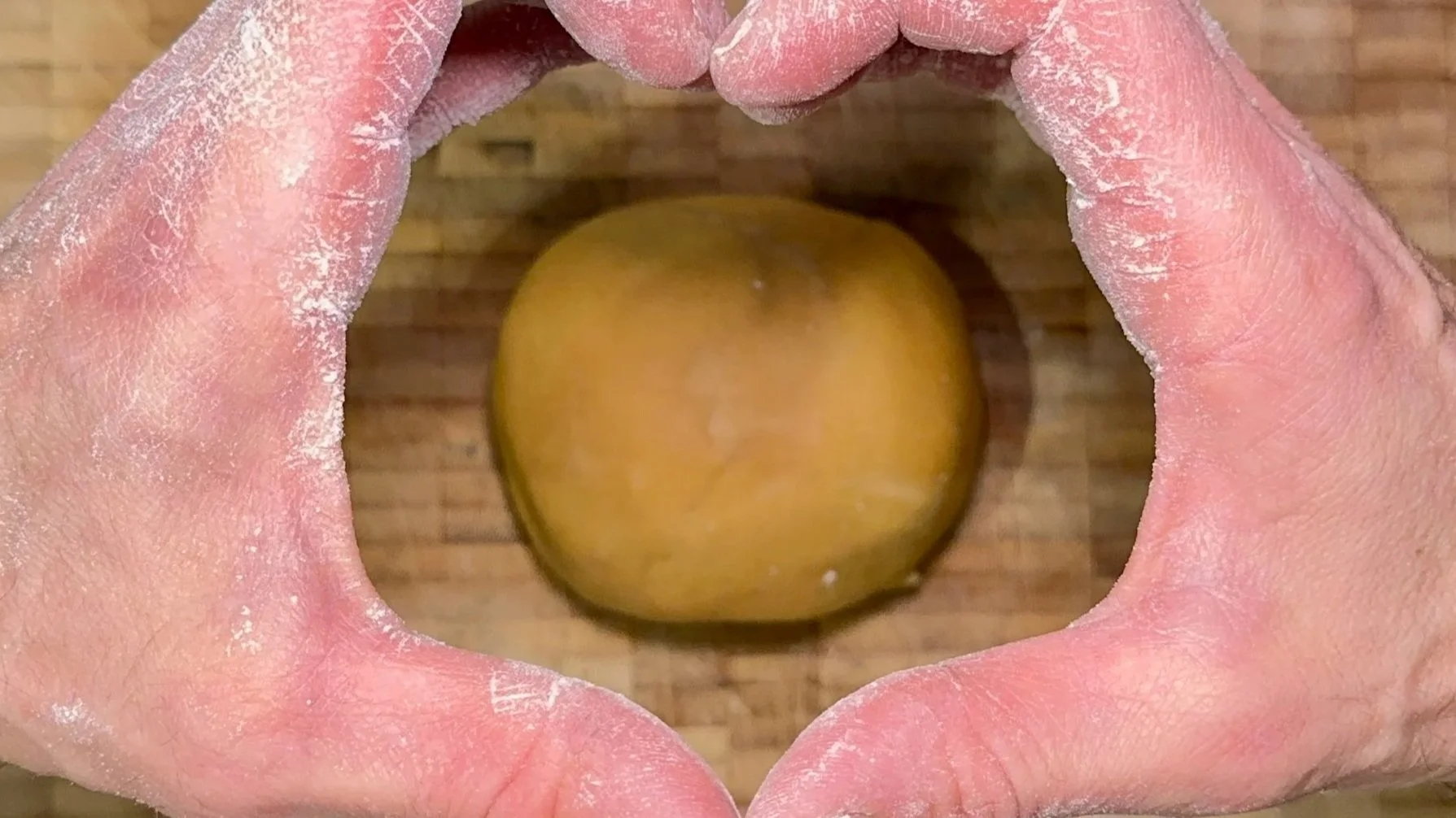 handmade pasta craft with love