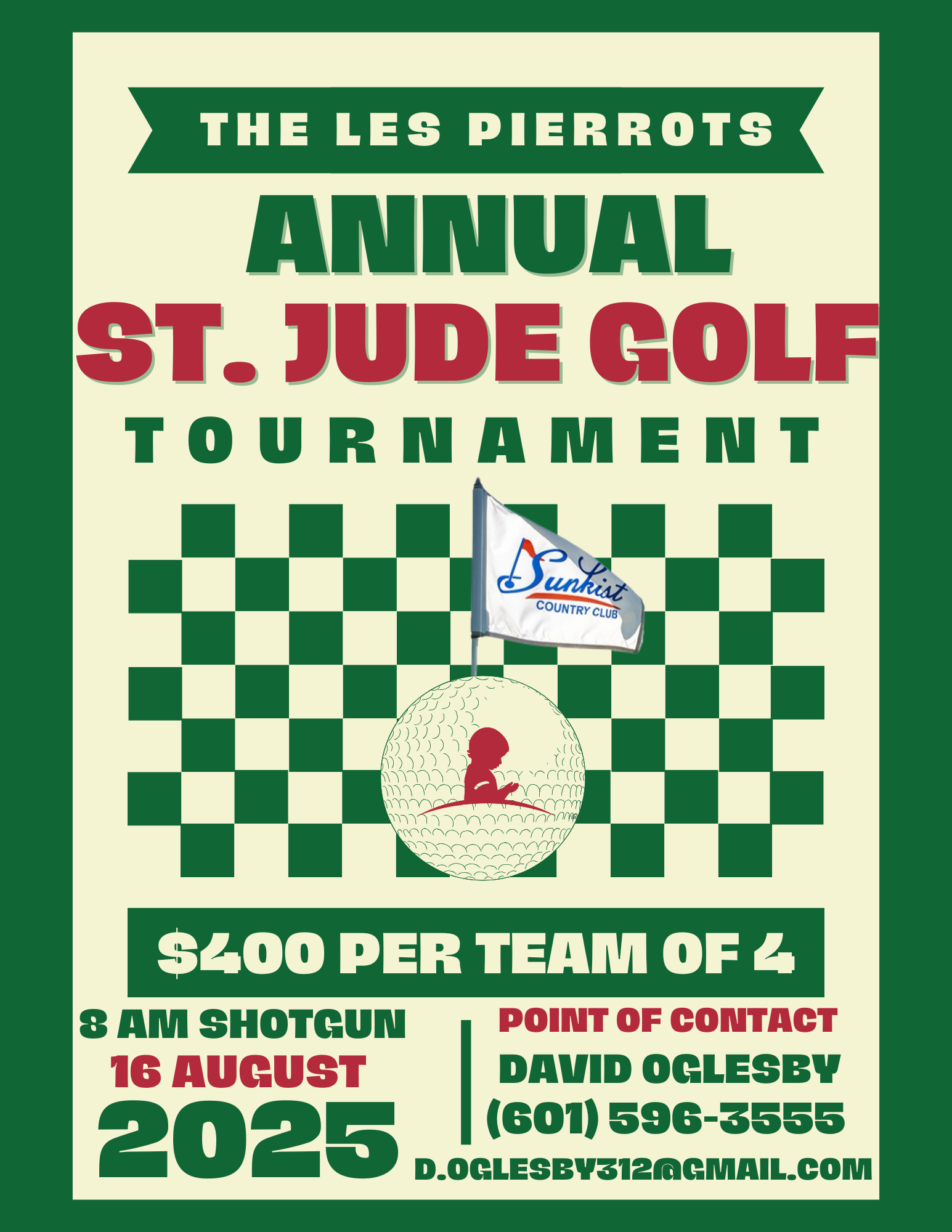 4th Annual Les Pierrots Carnival Association Charity Golf Tournament