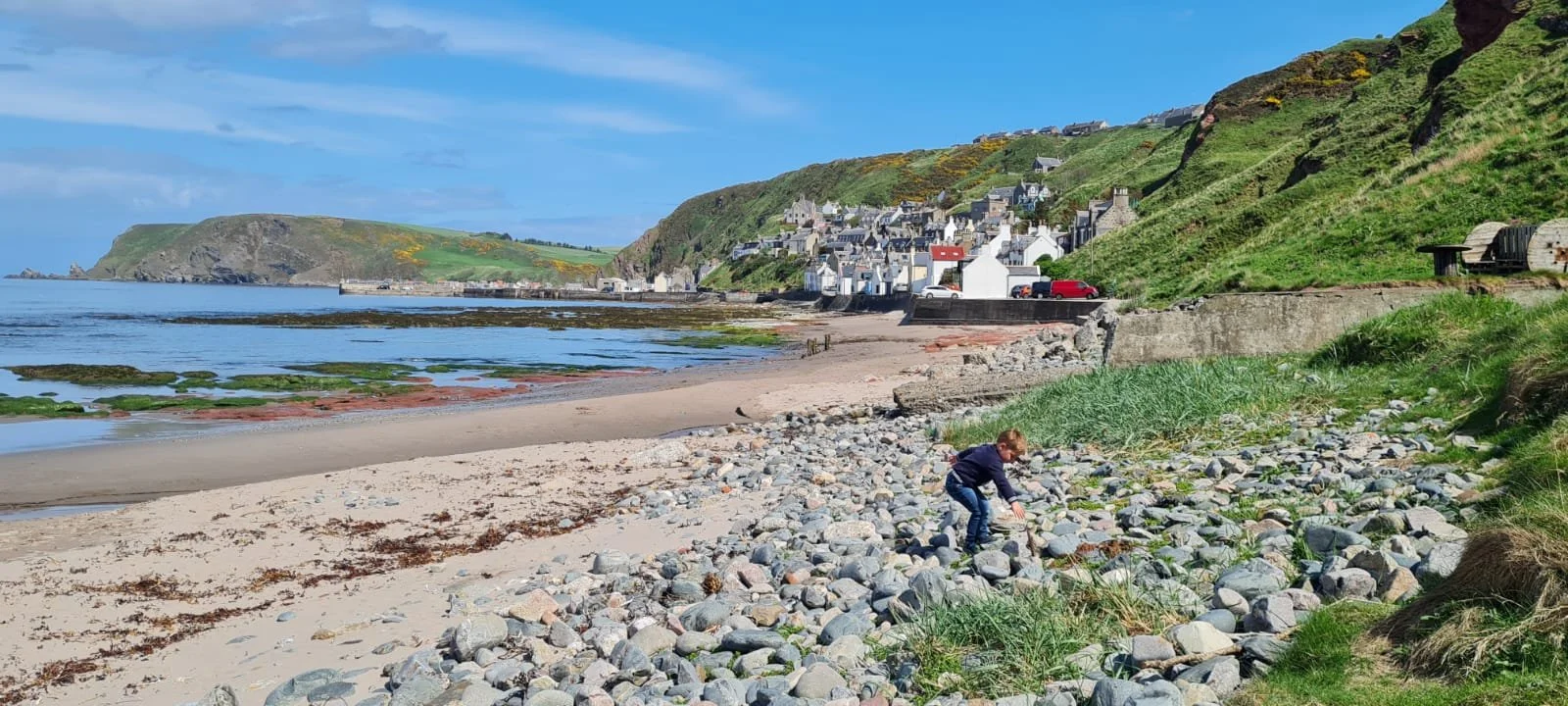 Gardenstown:  a day out for the family in Aberdeenshire