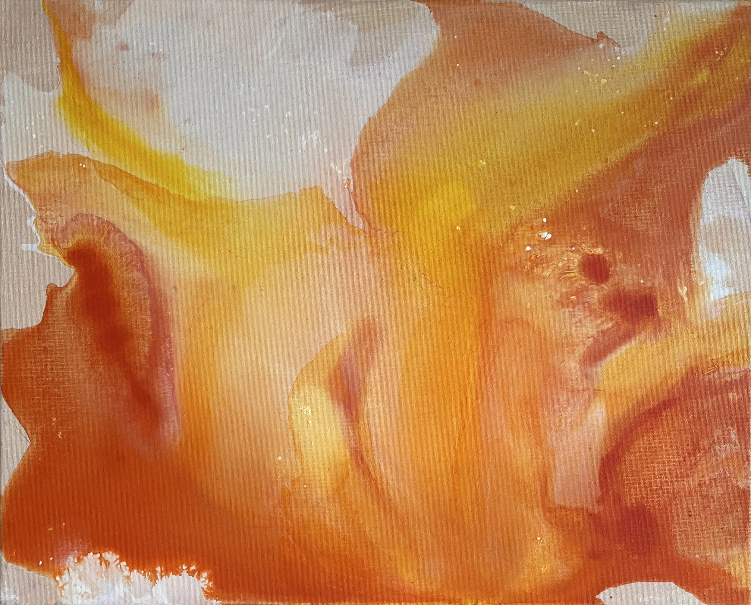 Rozkwit I (polish for the act of blooming), 2025, available framed 43.7x53.9