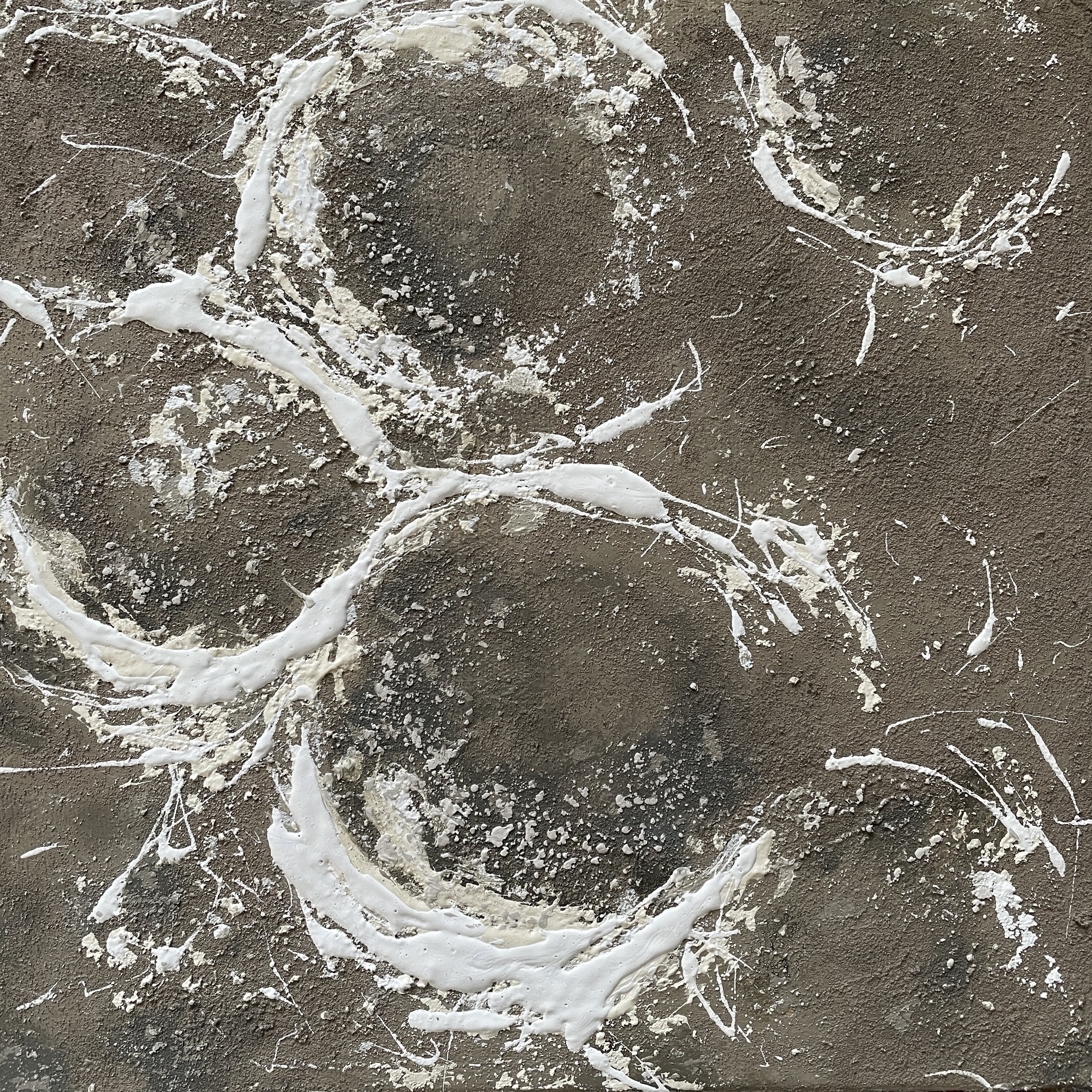 Sea Froth, acrylic and sand on deep edge canvas,
2022, 30x30cm, available