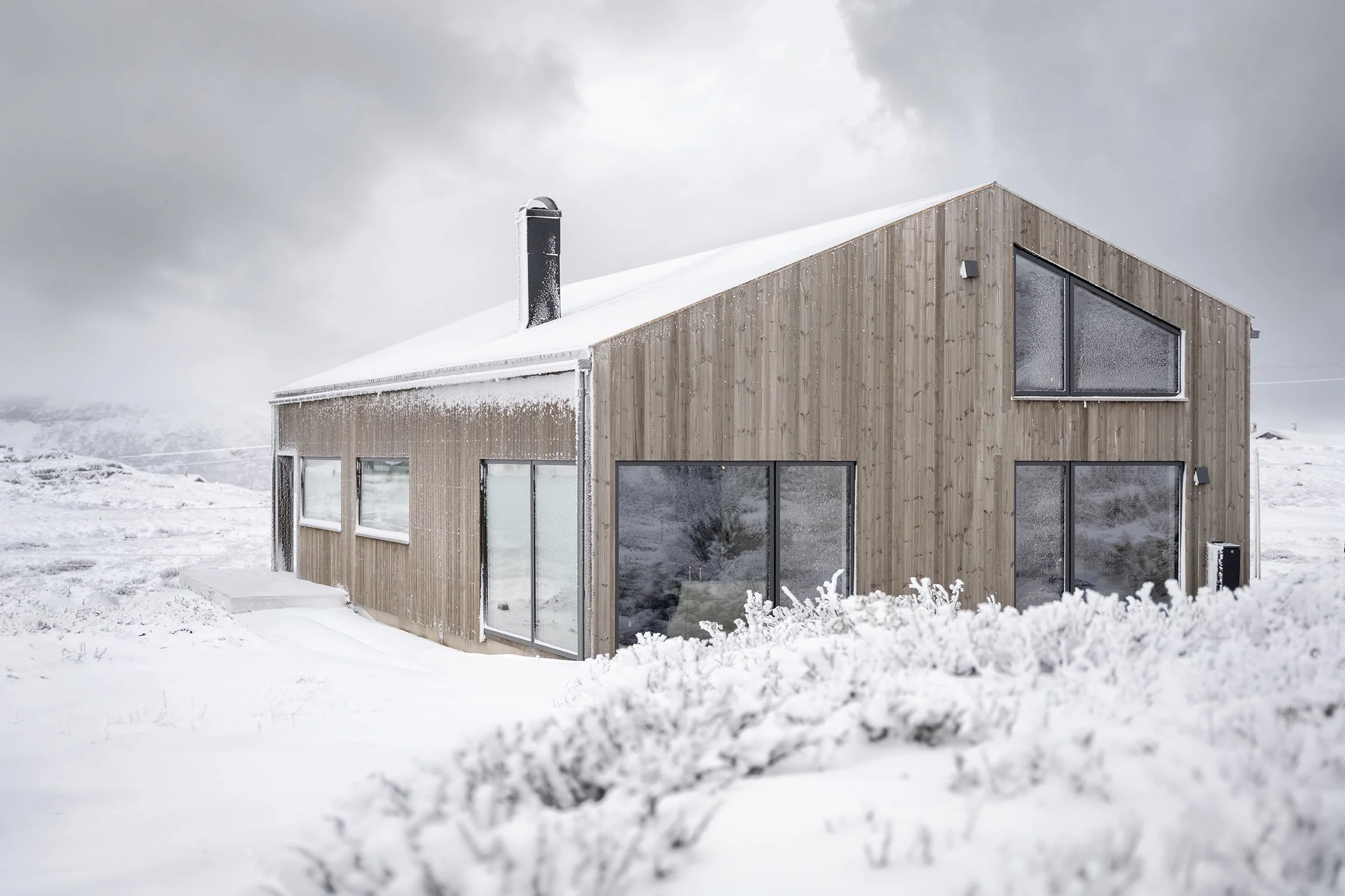 Fasadebilde av hyttemodell Sikt