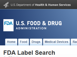 Active Ingredient search