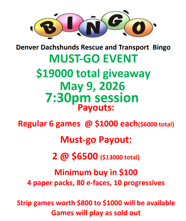 May 9th Pops Bingo Hall Must Go Event. $19,000 Giveaway!