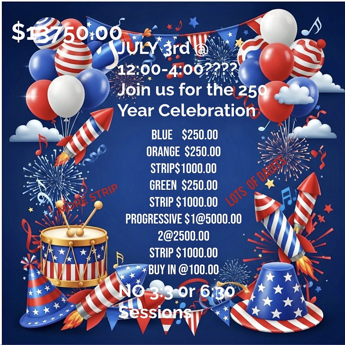 July 3rd Bingo with Pop's Bingo Hall! July 3rd, 2026