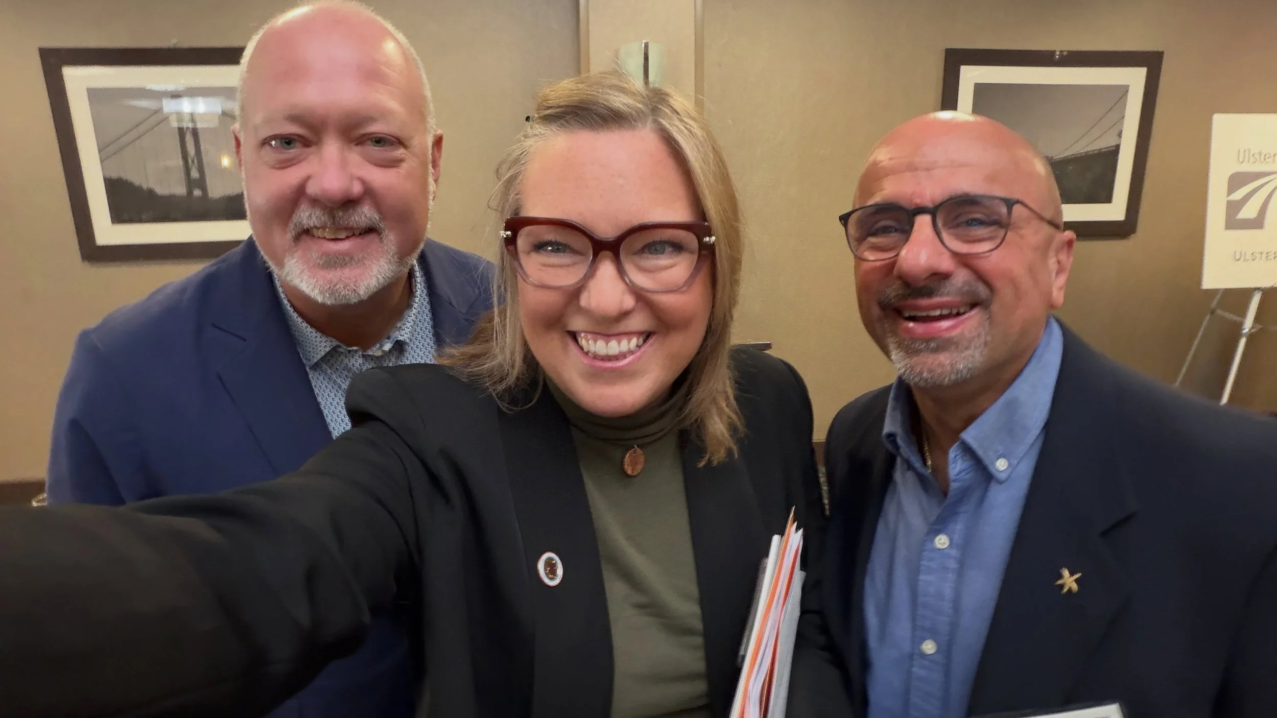 Spending the morning with the Ulster County Chamber of Commerce. I ran into friends from Boces Peter Harris and Steve Casa. And got to hear Pat Ryan and his challenger talk about their priorities. The depth of Ryan&rsquo;s experience and knowledge wa