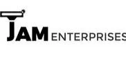 JAM Enterprises logo in black and white with stylized text.