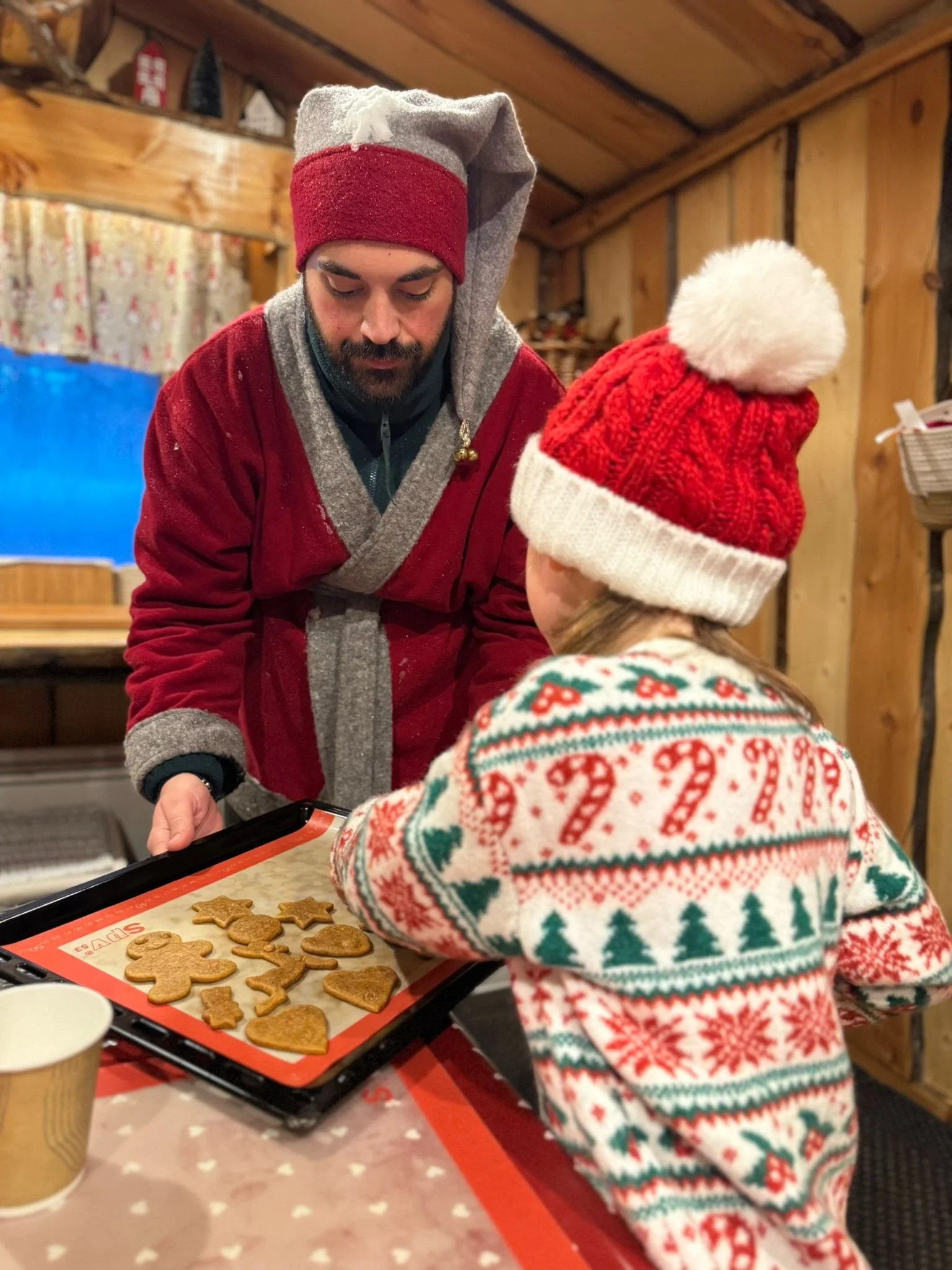 Baking cookies with elves, Saariselka, Lapland Trip with Kids