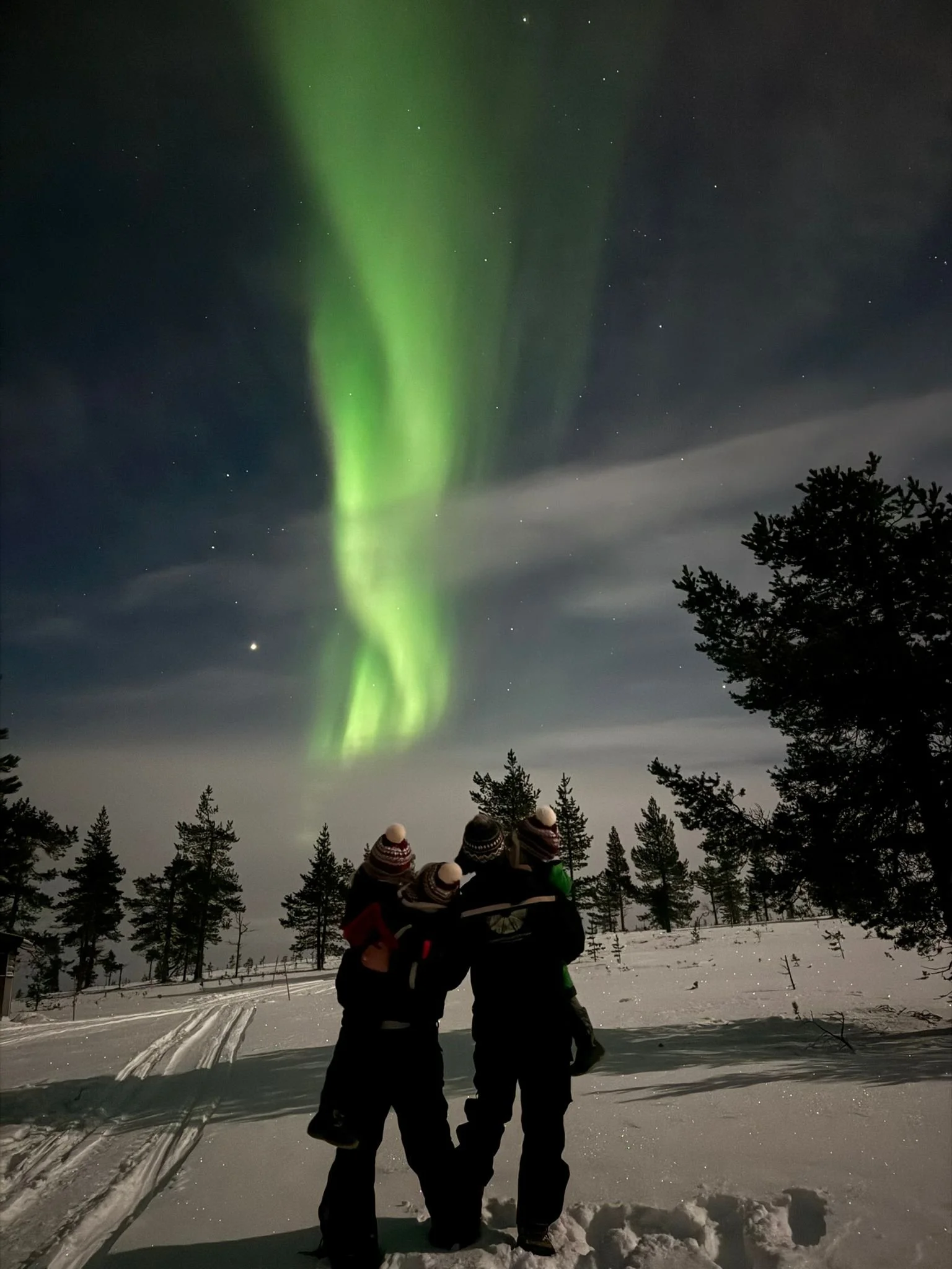 Seeing the Northern Lights, Finland trip with kids