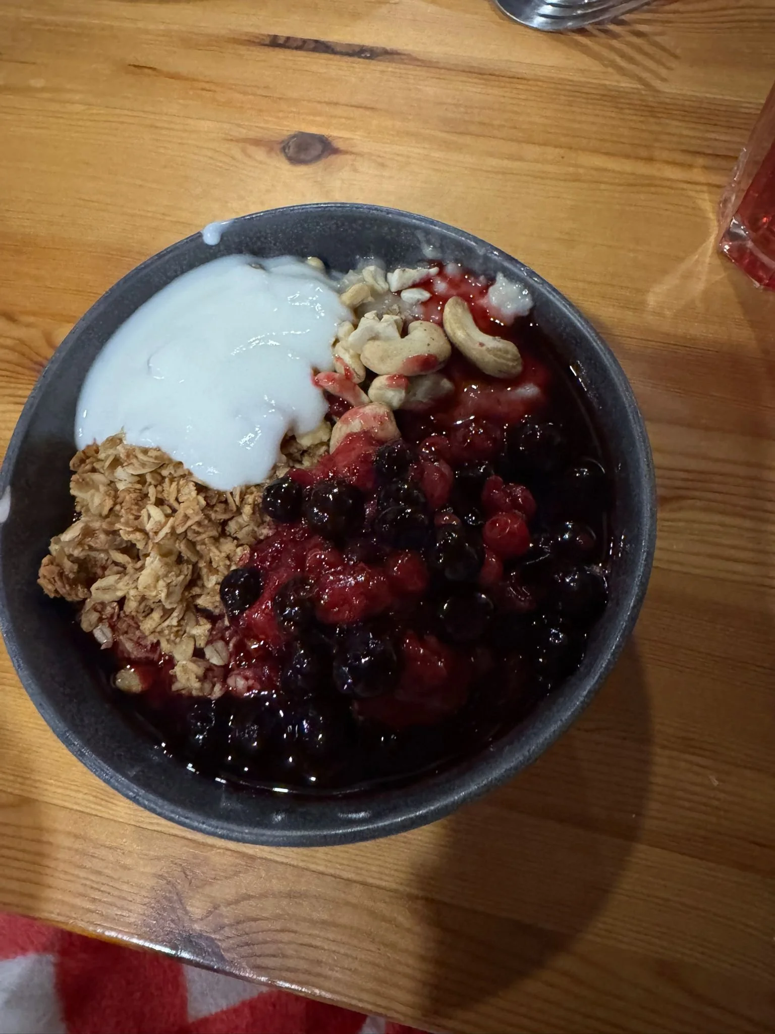 Porridge breakfast, Northern Lights Village, Saariselka