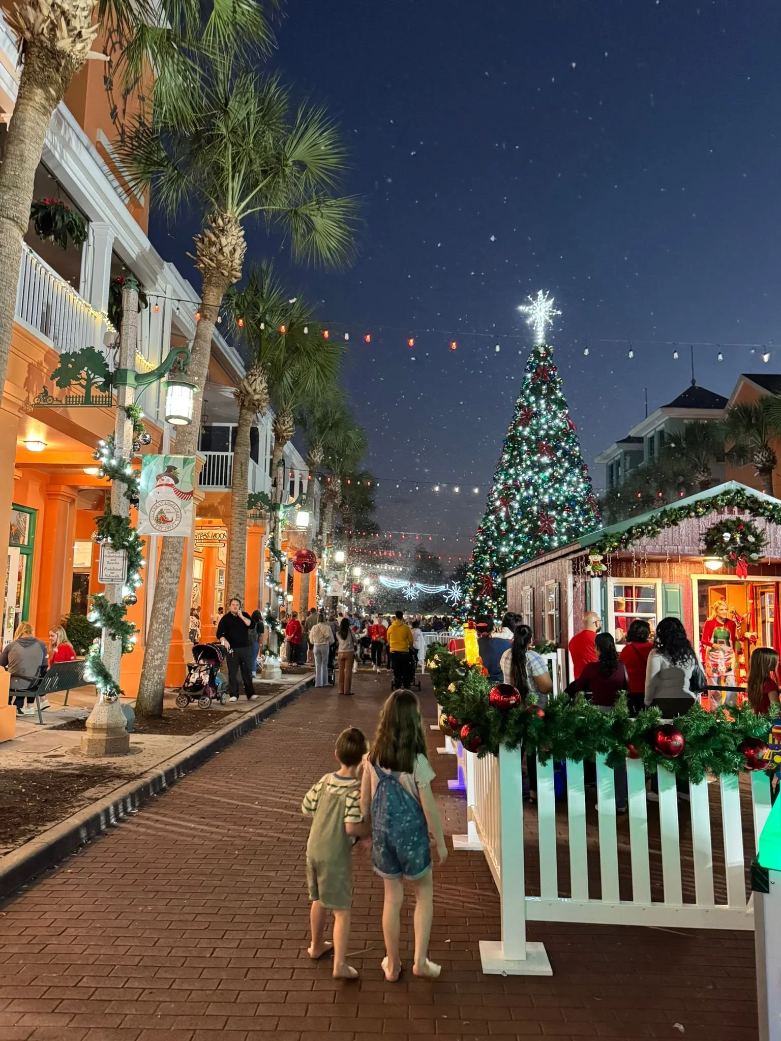 Christmas in Celebration, Visit Kissimmee with kids