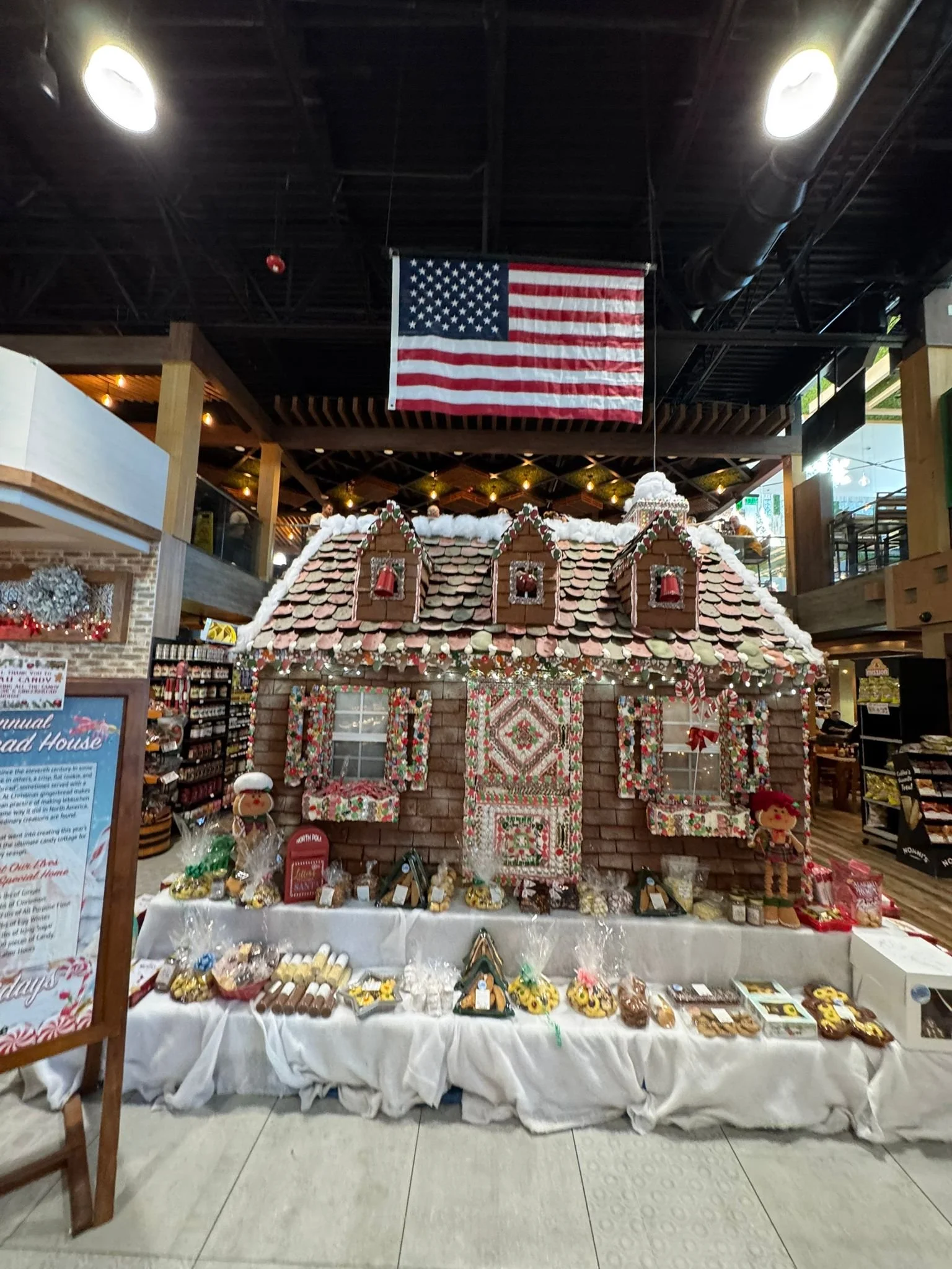 Giant Gingerbread House, Field to Table,  South Florida with Kids Guide
