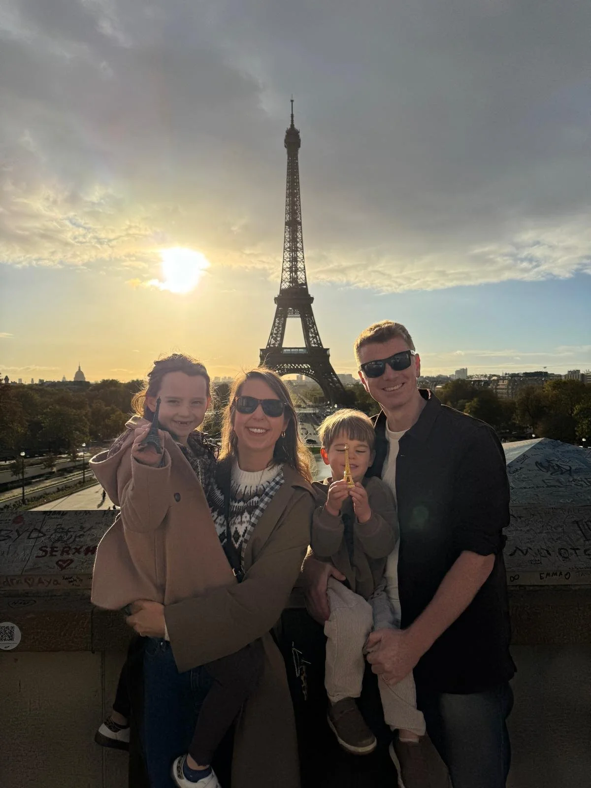 Eiffel Tower Trocadero, Paris with Kids travel blog