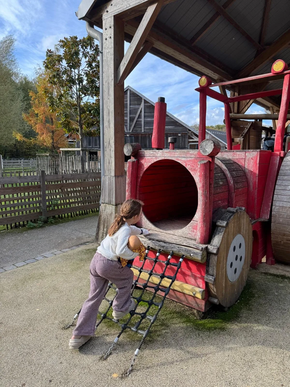 Outdoor Farm Playgrounds, French Center Parcs, Les Villages Nature Paris
