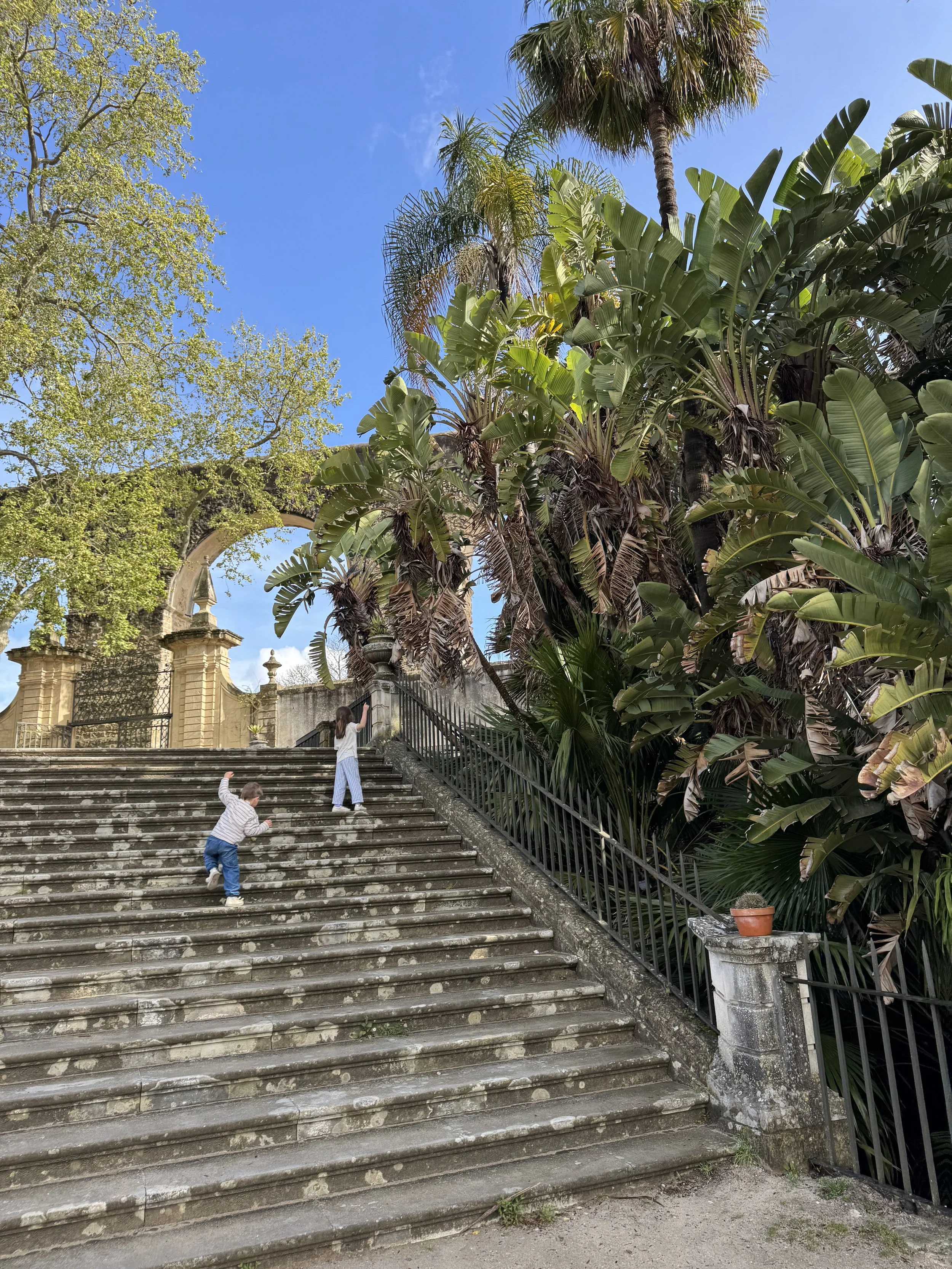Botanical Gardens, Coimbra Day Trip, Portuguese Road Trip with Kids