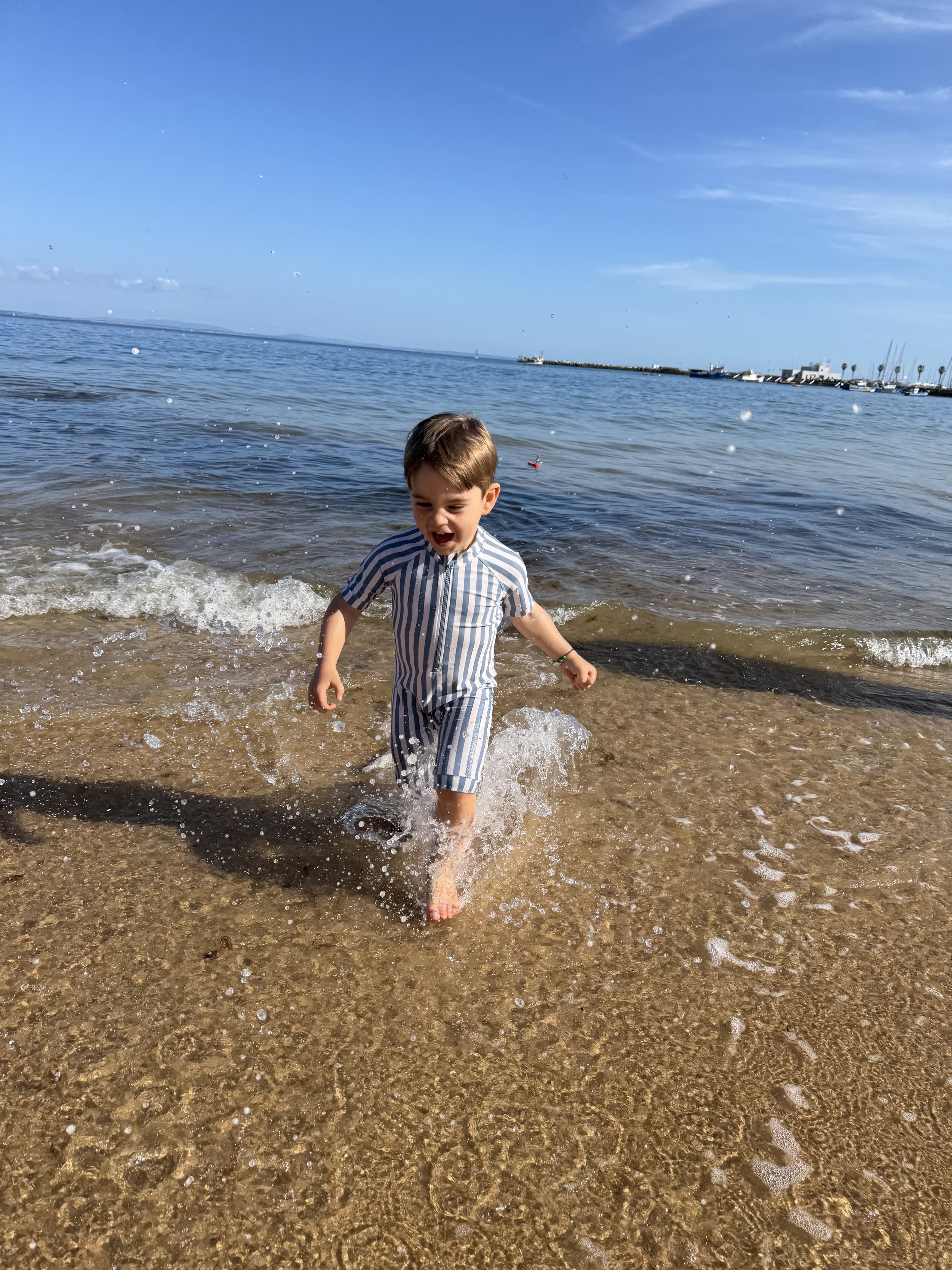 Kid friendly beach,Cascais Beach, Lisbon and Cascais Family Travel Blog