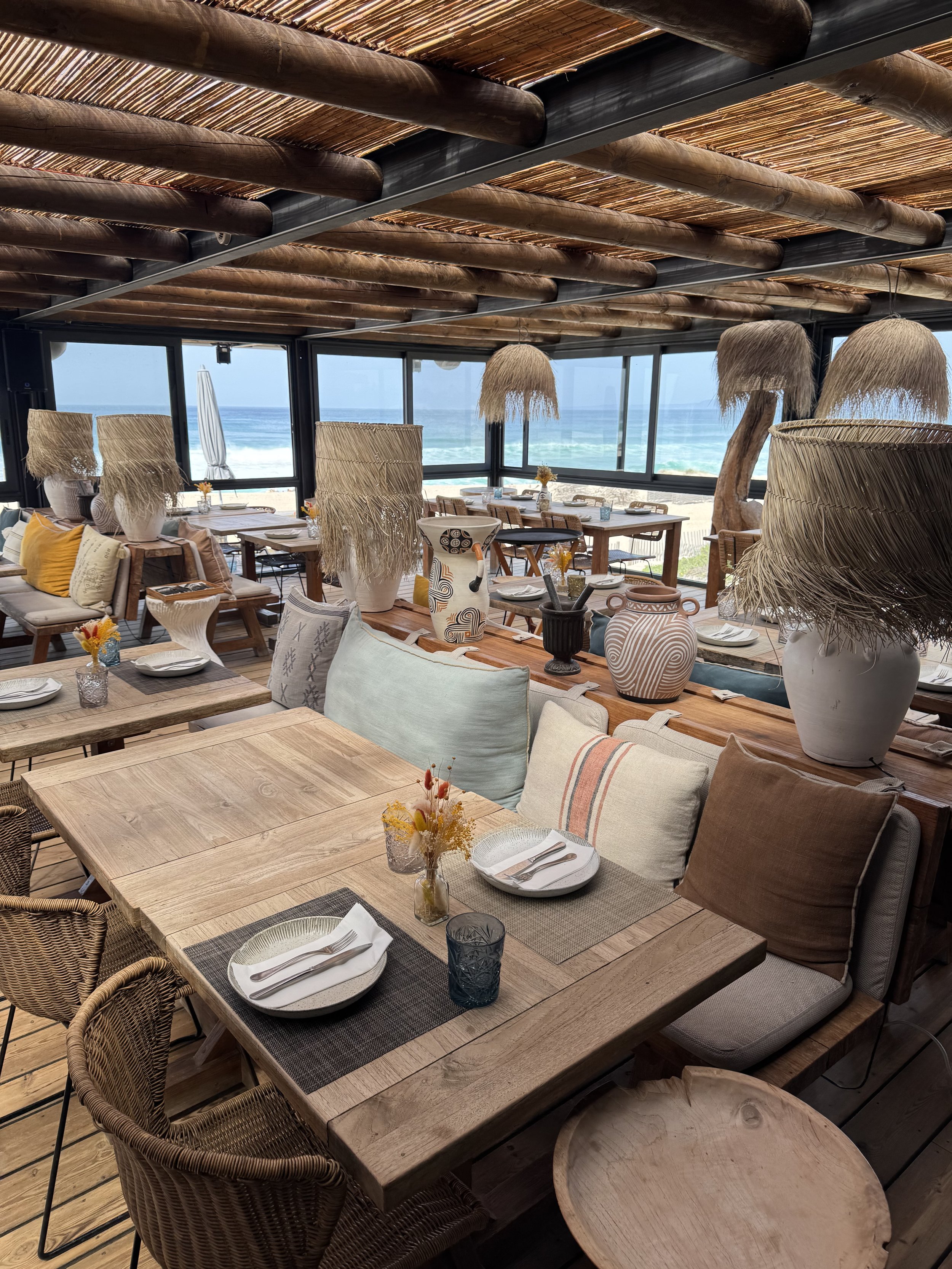 Stylish beach cafe, Comporta with Kids