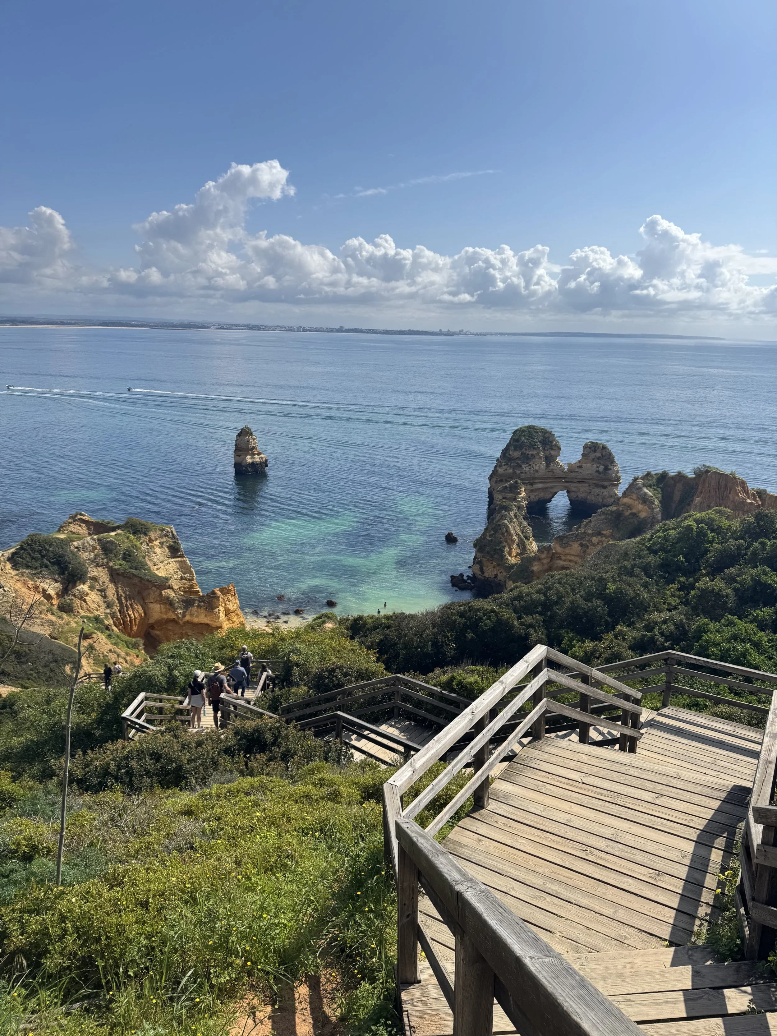 Praia do Camilo with kids, Algarve family travel blog