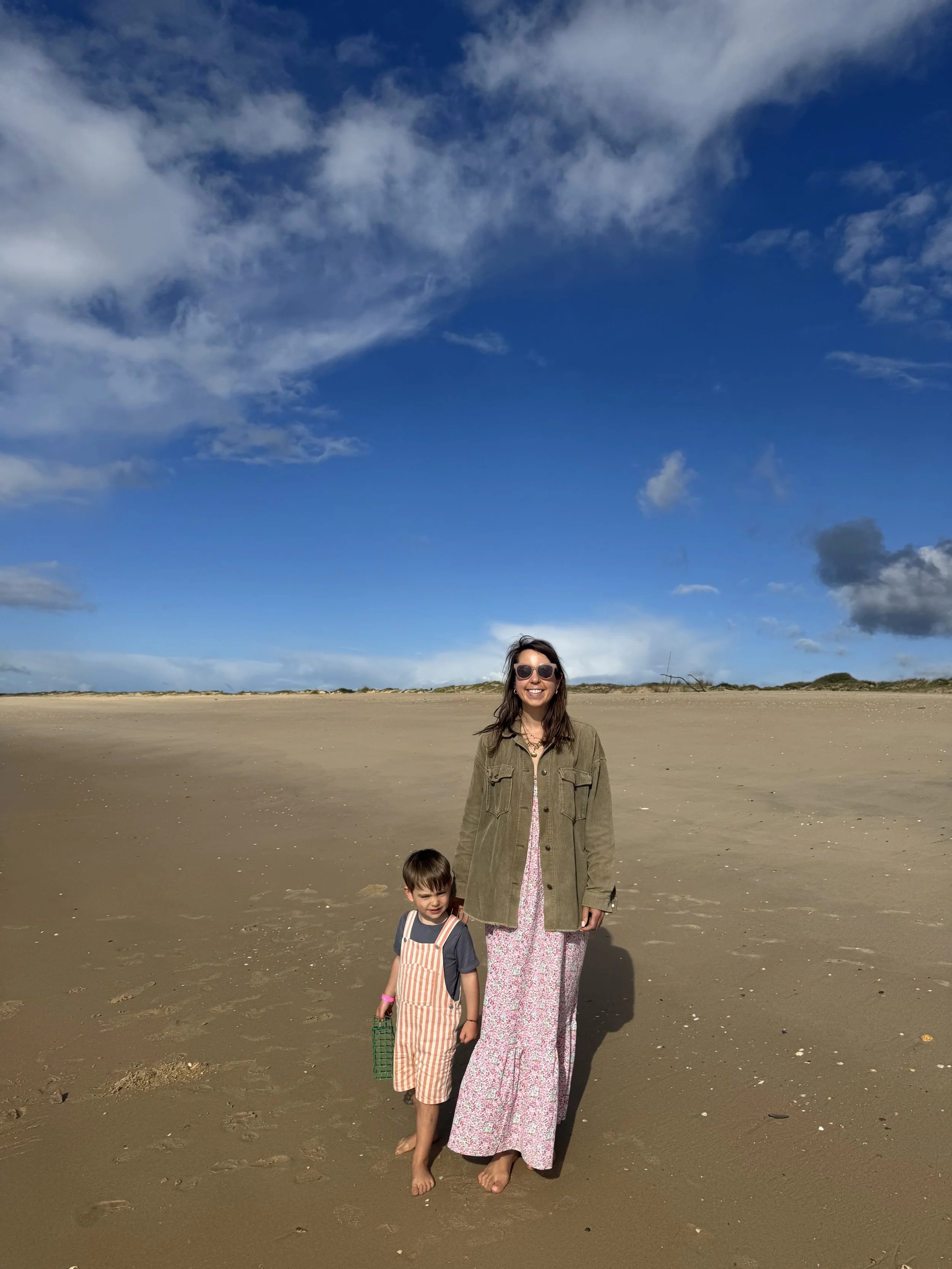 Barrier Island Beach, Cabanas, Tavira with kids
