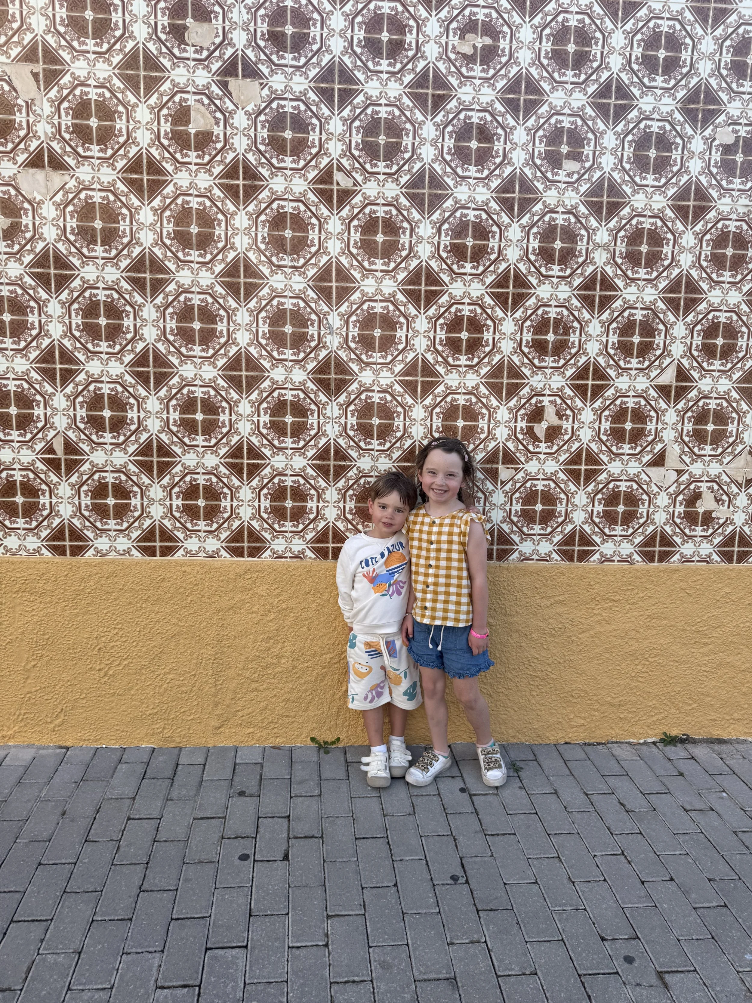 Tiles in Portugal, Tavira with Kids