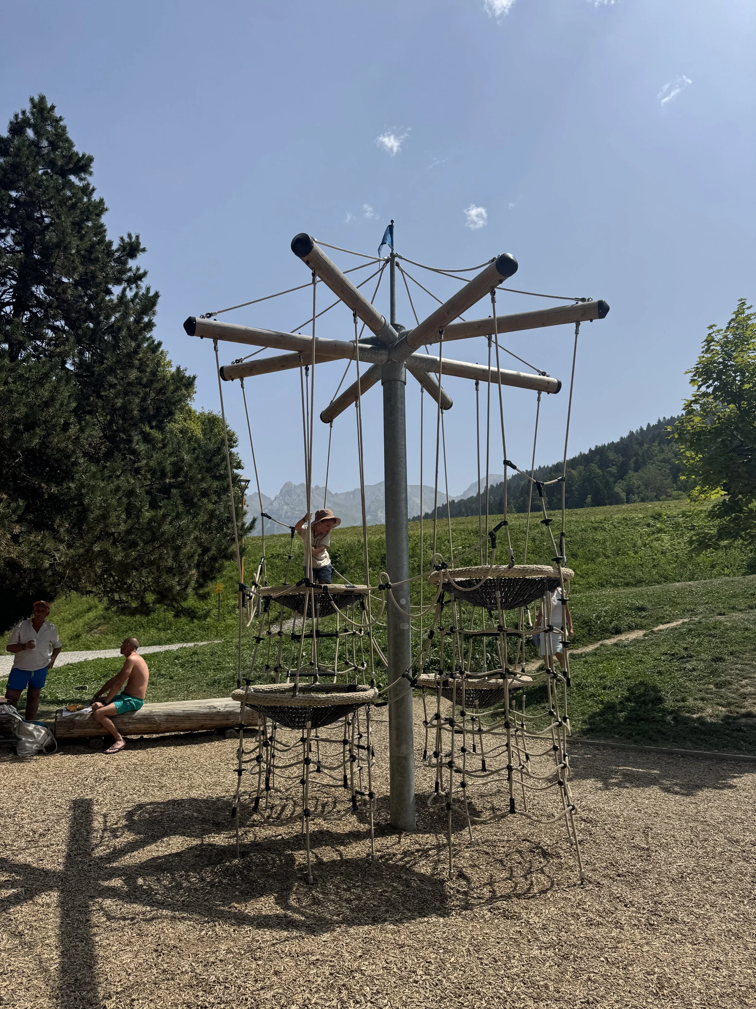 Playground at Le Grand Bornard, Mountain Playground, Annecy Guide with Kids