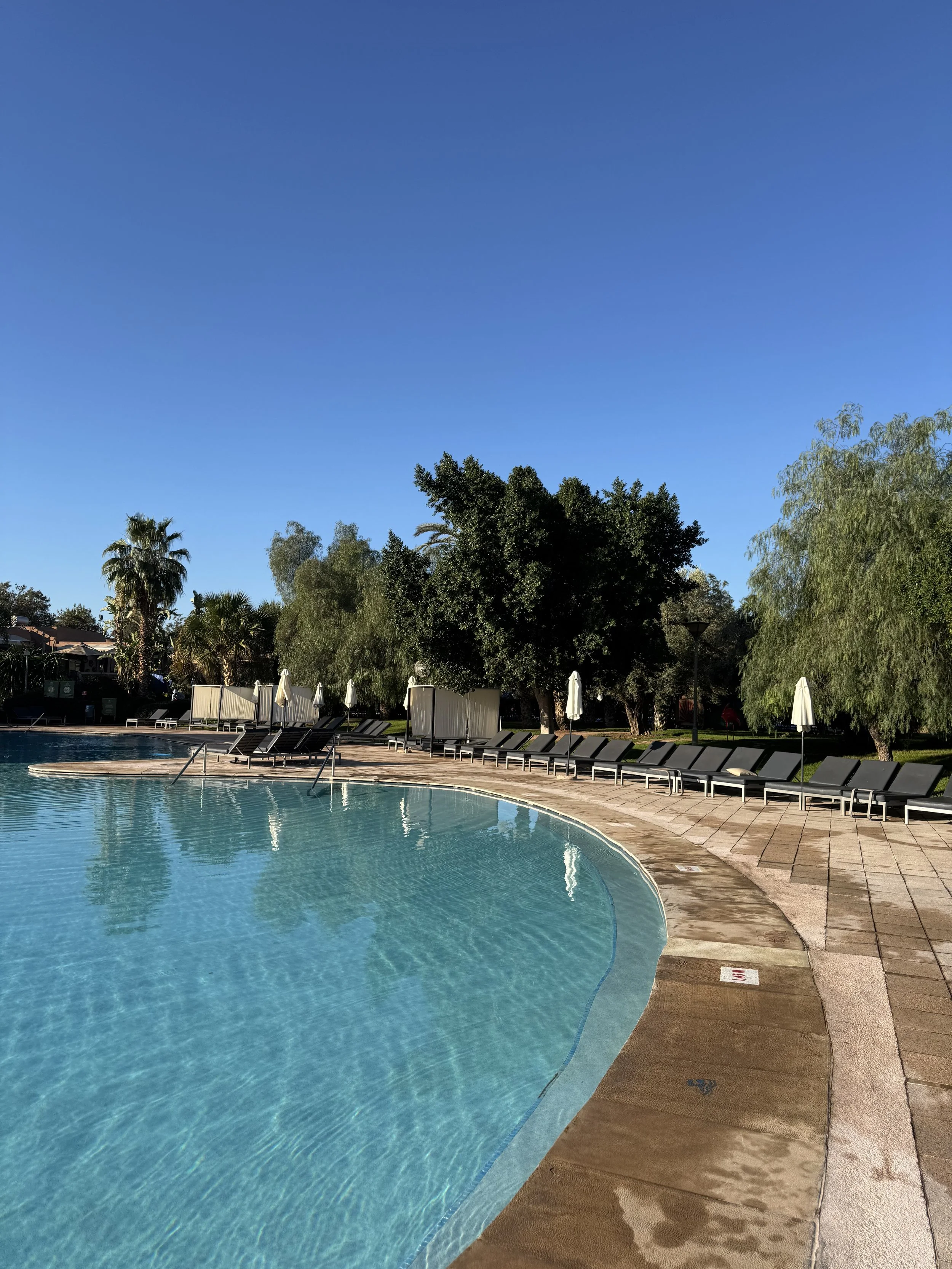 Main Pool, Kenzi Club Agdal Medina, Resort Review, Marrakech with Kids