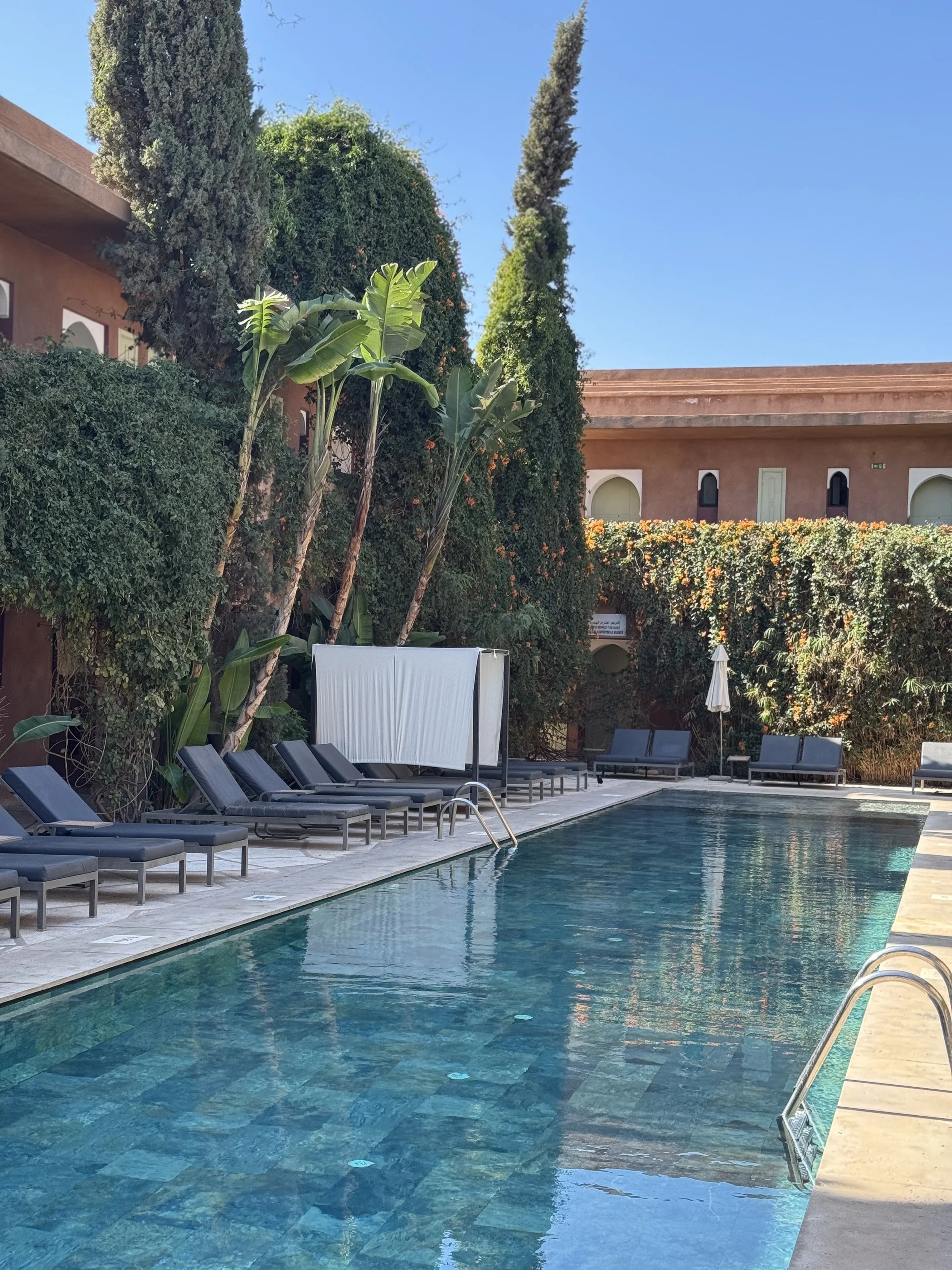 Quiet Pool, Kenzi Club Agdal Medina, Resort Review, Marrakech with Kids