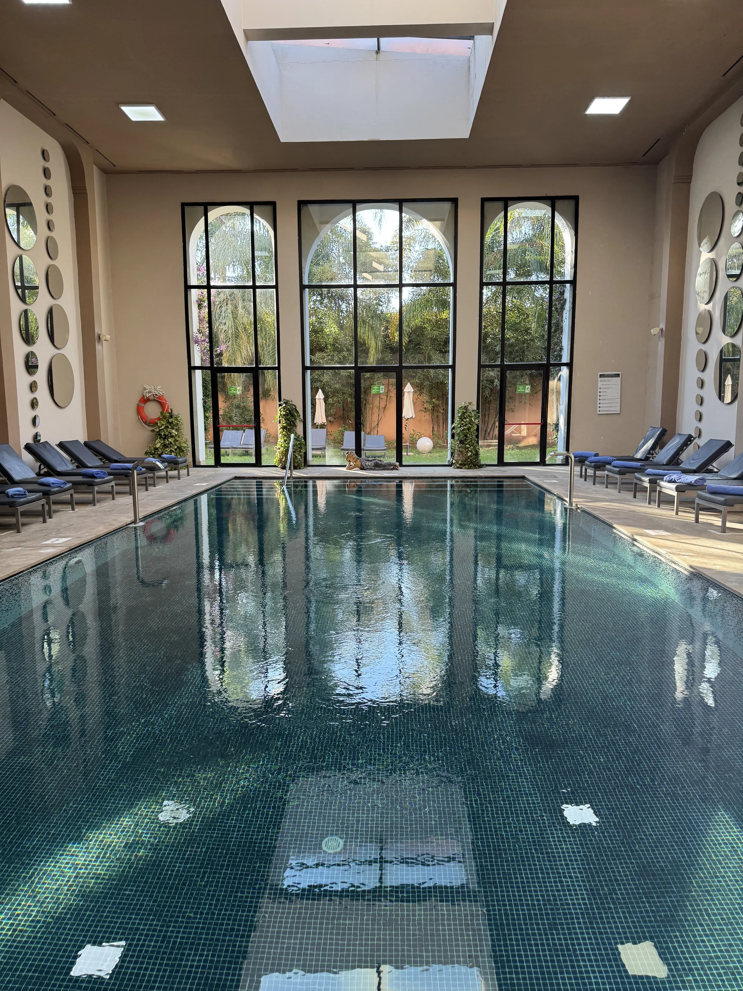 Indoor Spa Pool, Kenzi Club Agdal Medina, Resort Review, Marrakech with Kids