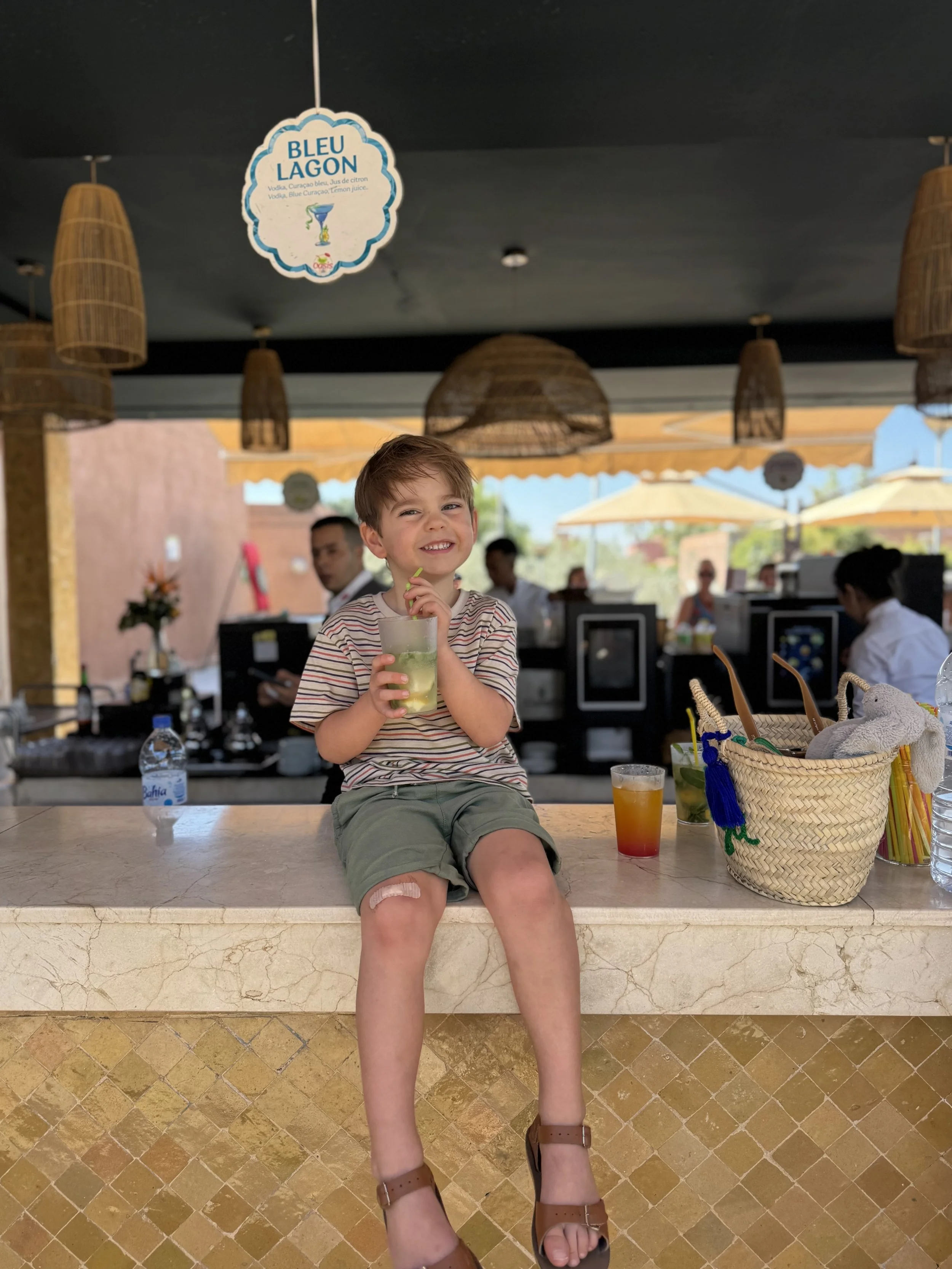 Pool bar, Kenzi Club Agdal Medina, Resort Review, Marrakech with Kids