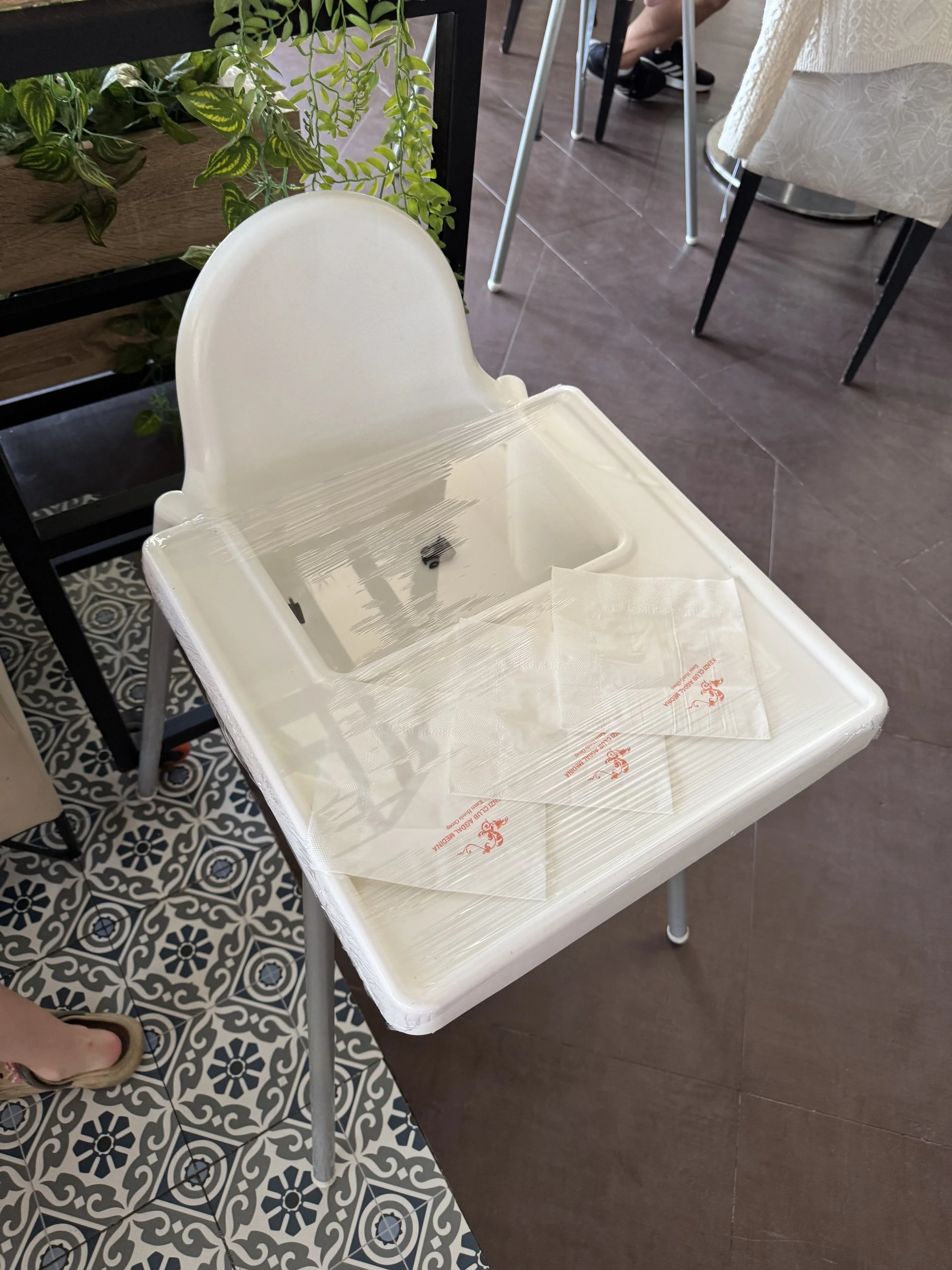 High chairs, Baby weaning, Kenzi Club Agdal Medina, Resort Review, Marrakech with Kids