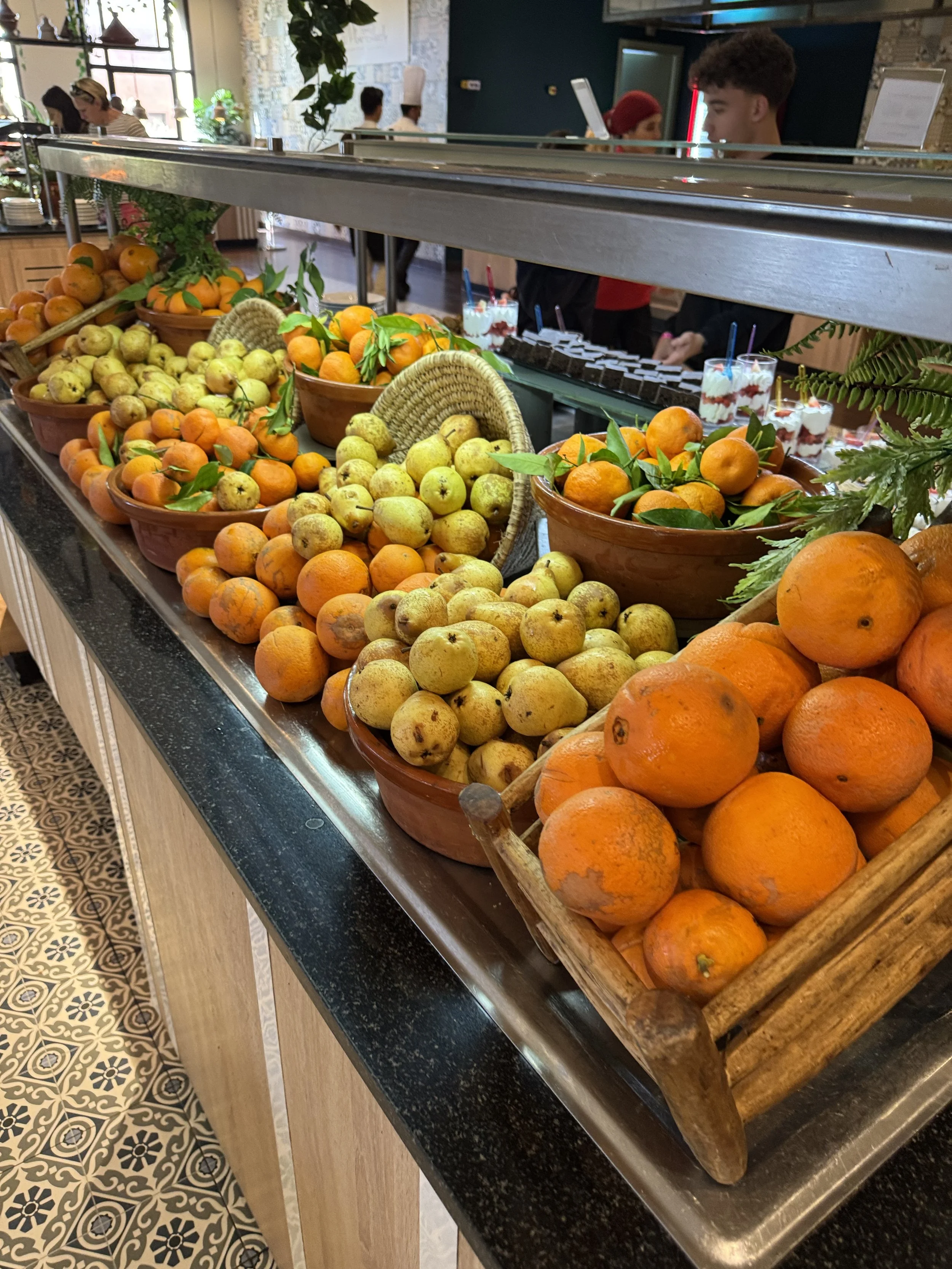 Fruit Buffet, Kenzi Club Agdal Medina, Resort Review, Marrakech with Kids