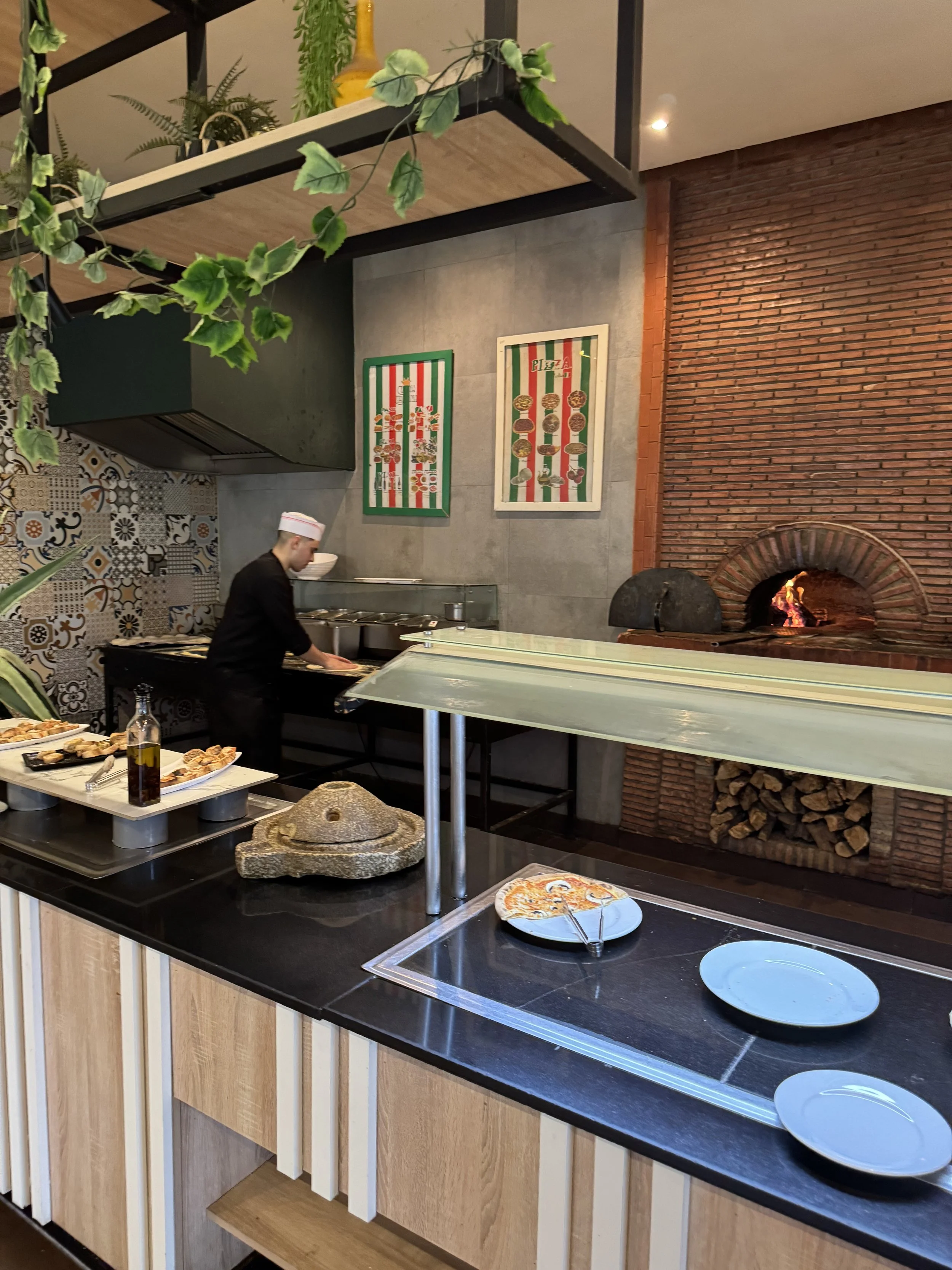 Pizza Chef, Kenzi Club Agdal Medina, Resort Review, Marrakech with Kids