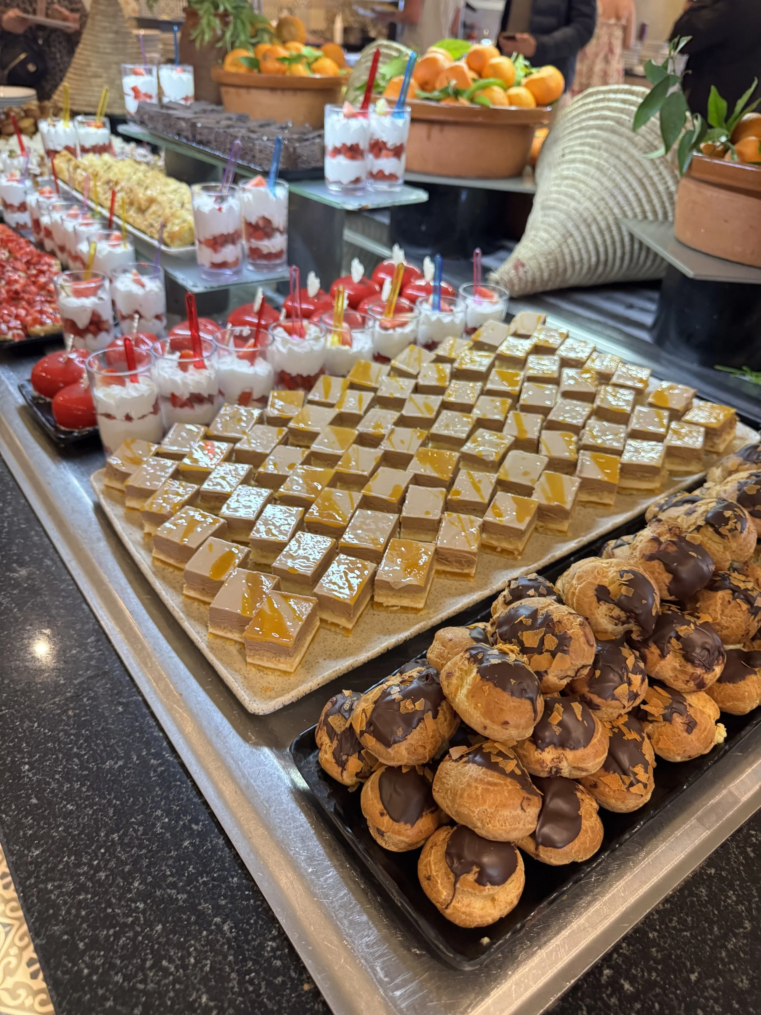 Dessert Buffet, Kenzi Club Agdal Medina, Resort Review, Marrakech with Kids