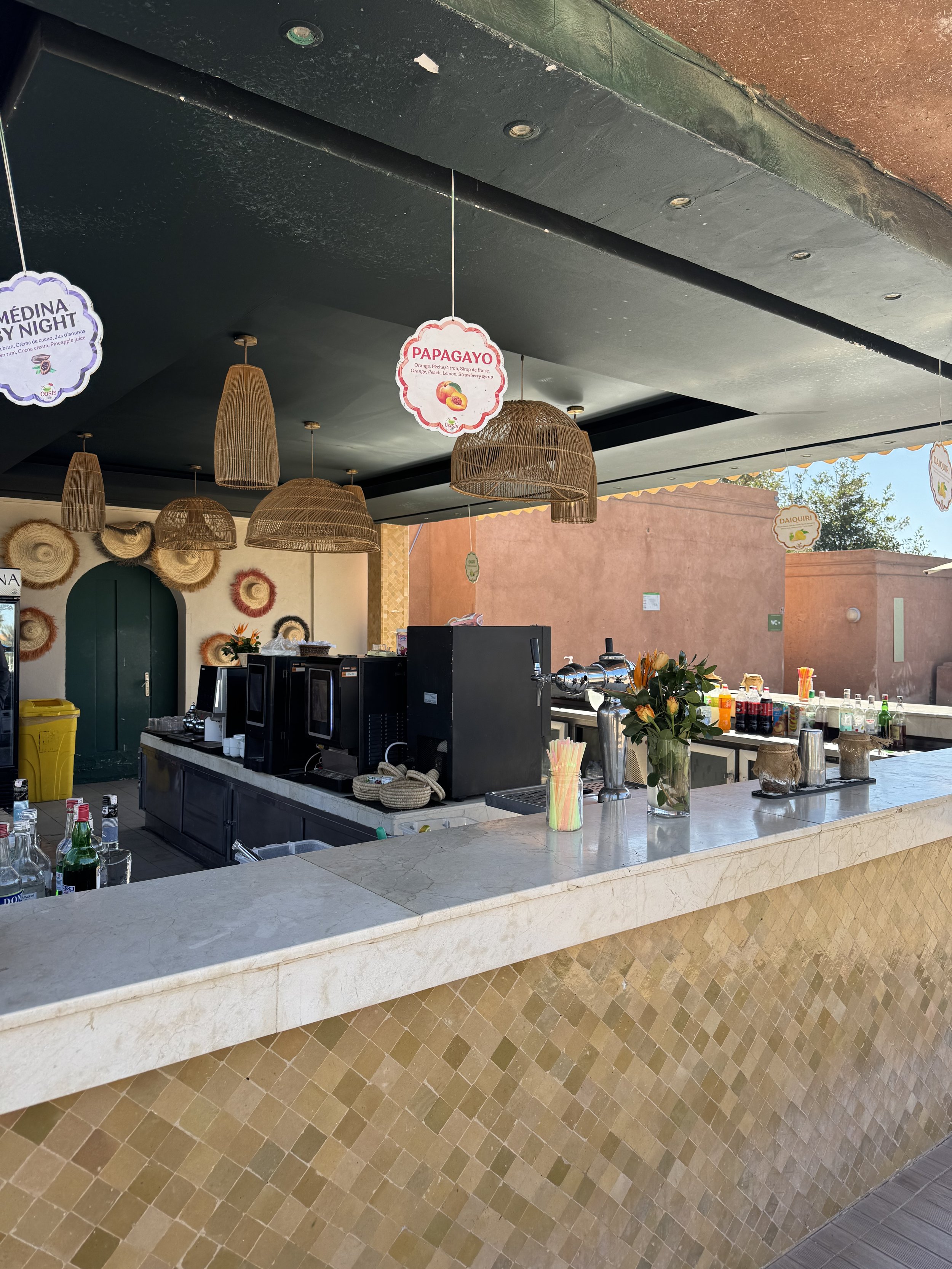 Pool Bar, Kenzi Club Agdal Medina, Resort Review, Marrakech with Kids