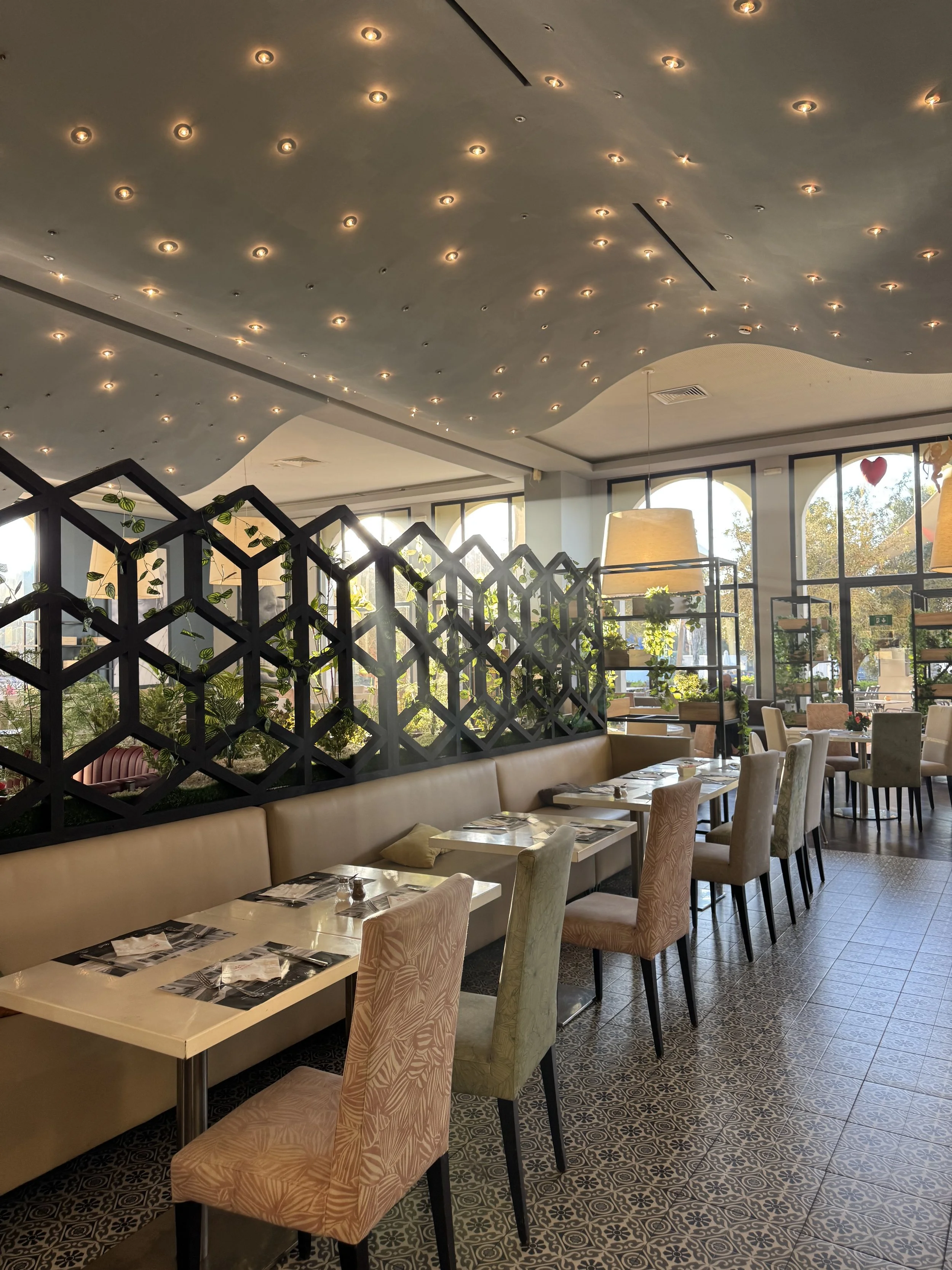 Buffet Restaurant, Kenzi Club Agdal Medina, Resort Review, Marrakech with Kids