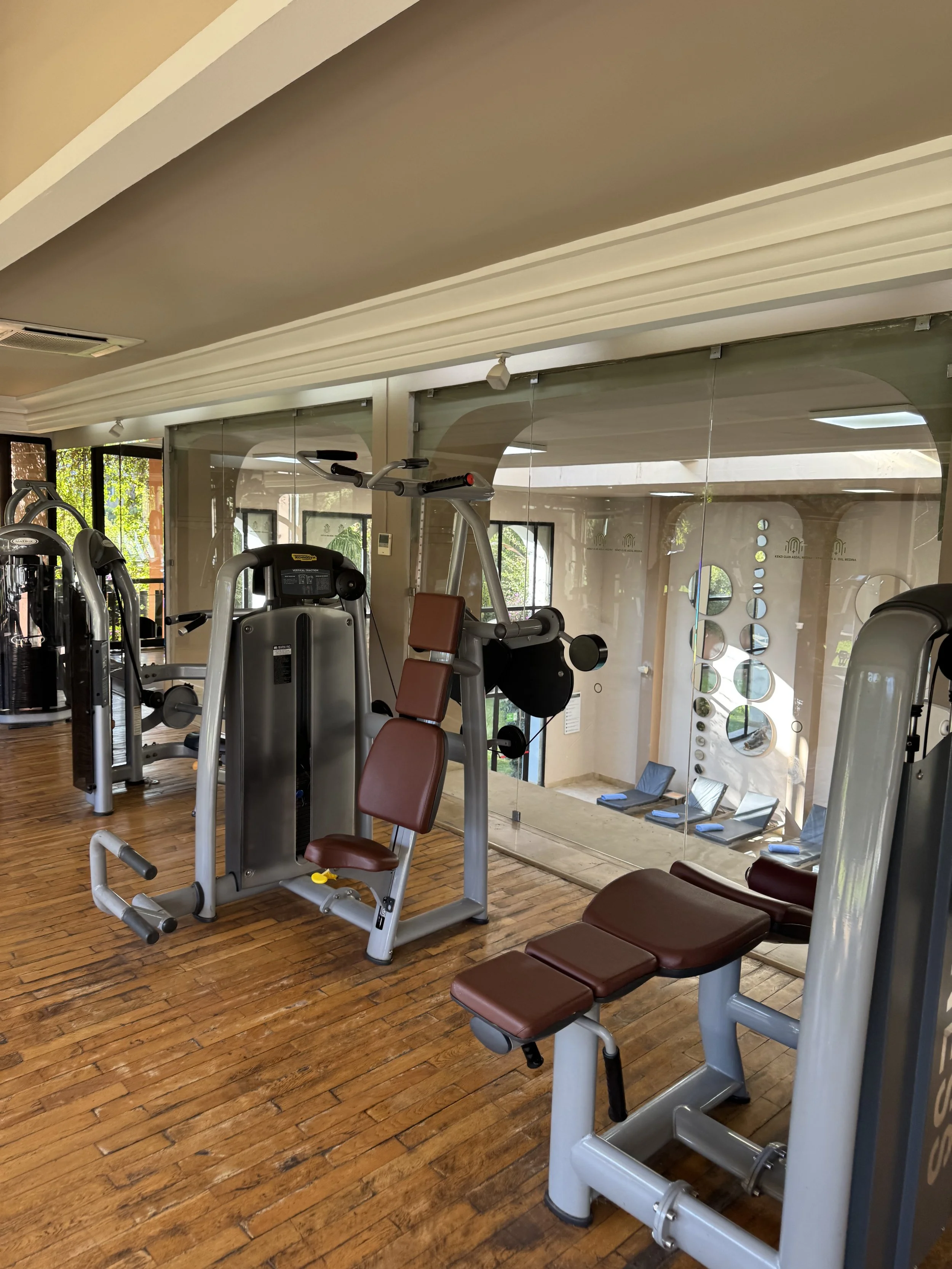 Gym, Kenzi Club Agdal Medina, Resort Review, Marrakech with Kids