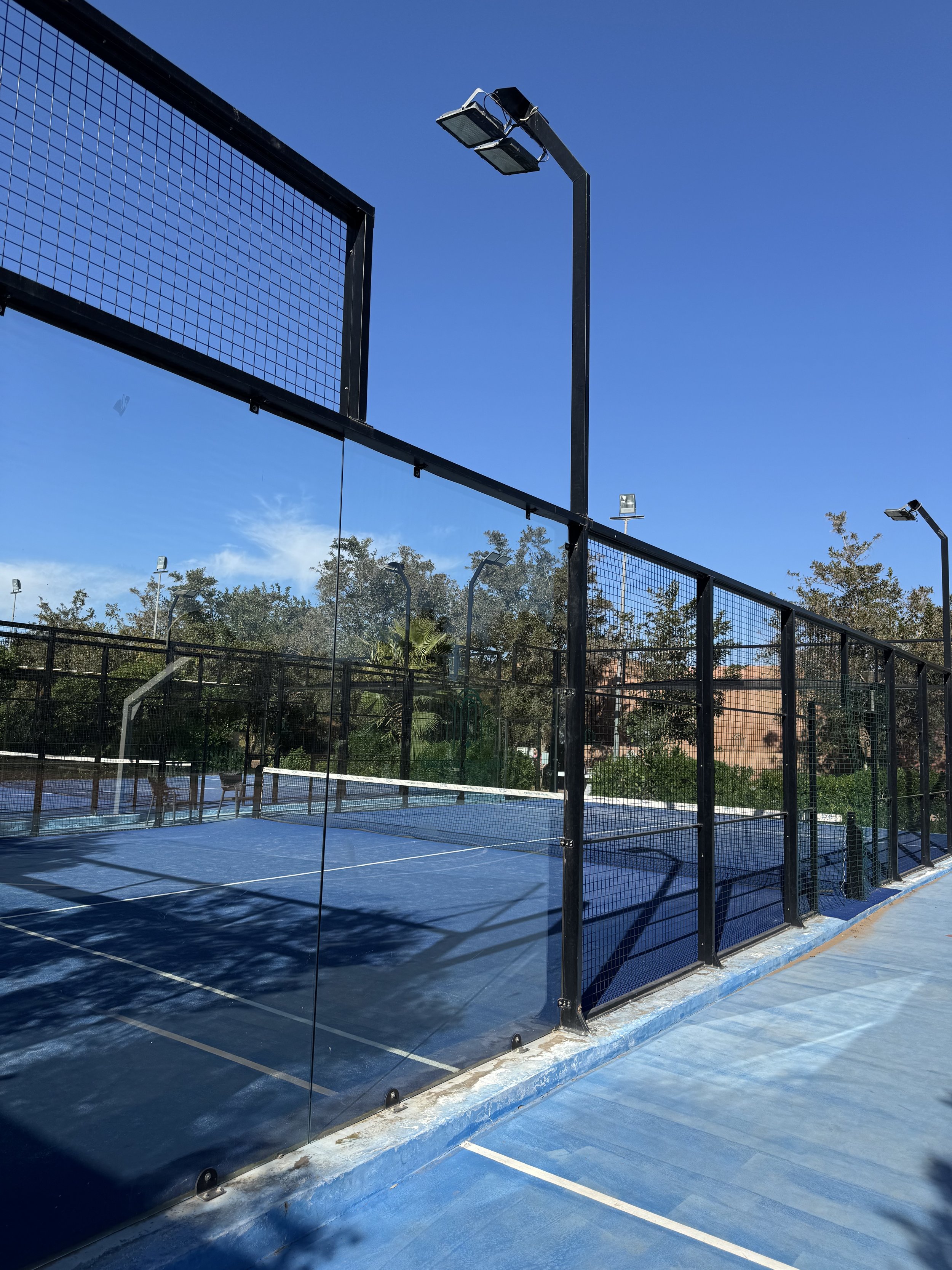 Padel Courts, Kenzi Club Agdal Medina, Resort Review, Marrakech with Kids