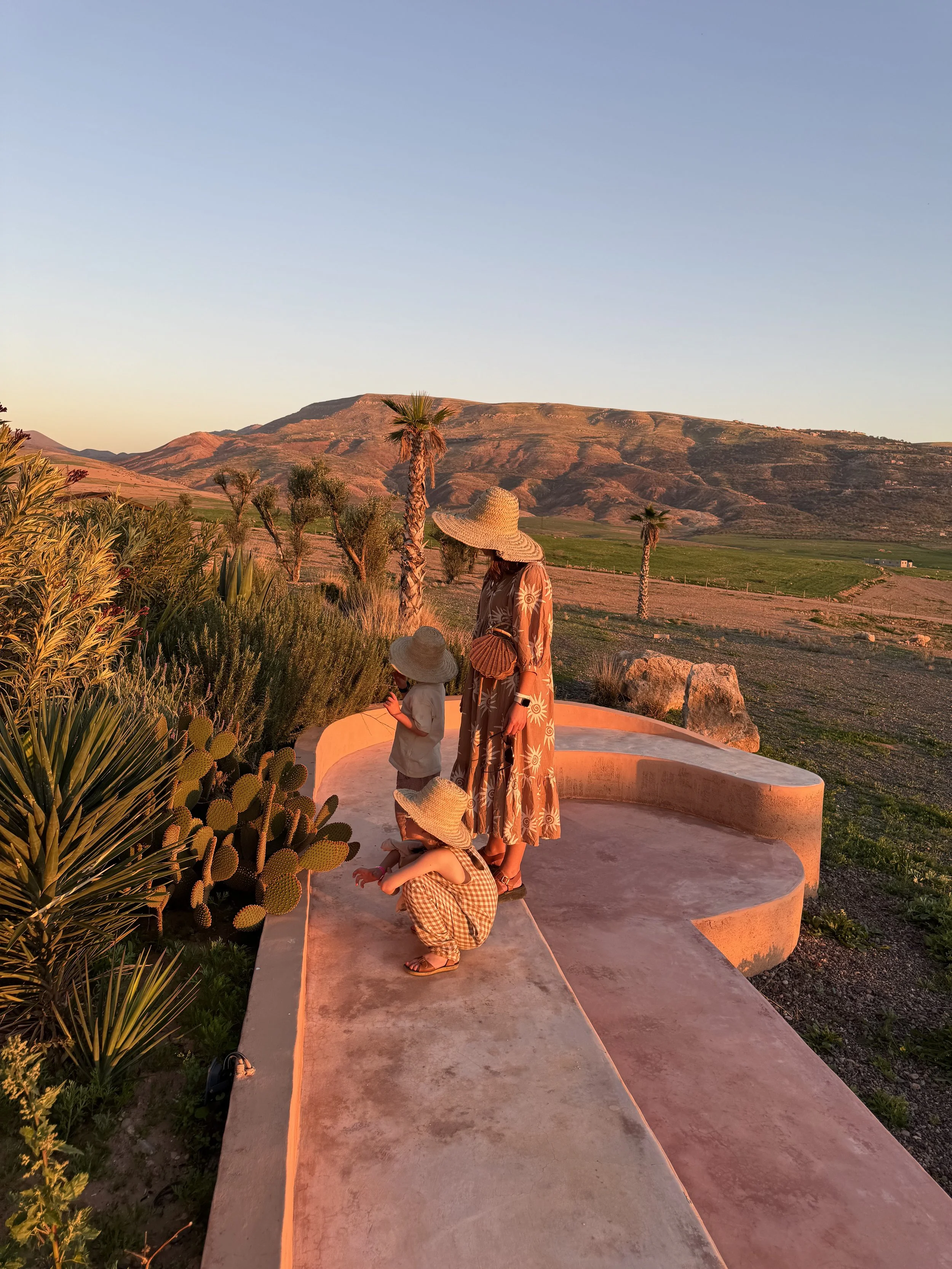 Children in the Agafay Desert, Agafay Desert, Marrakech with Kids
