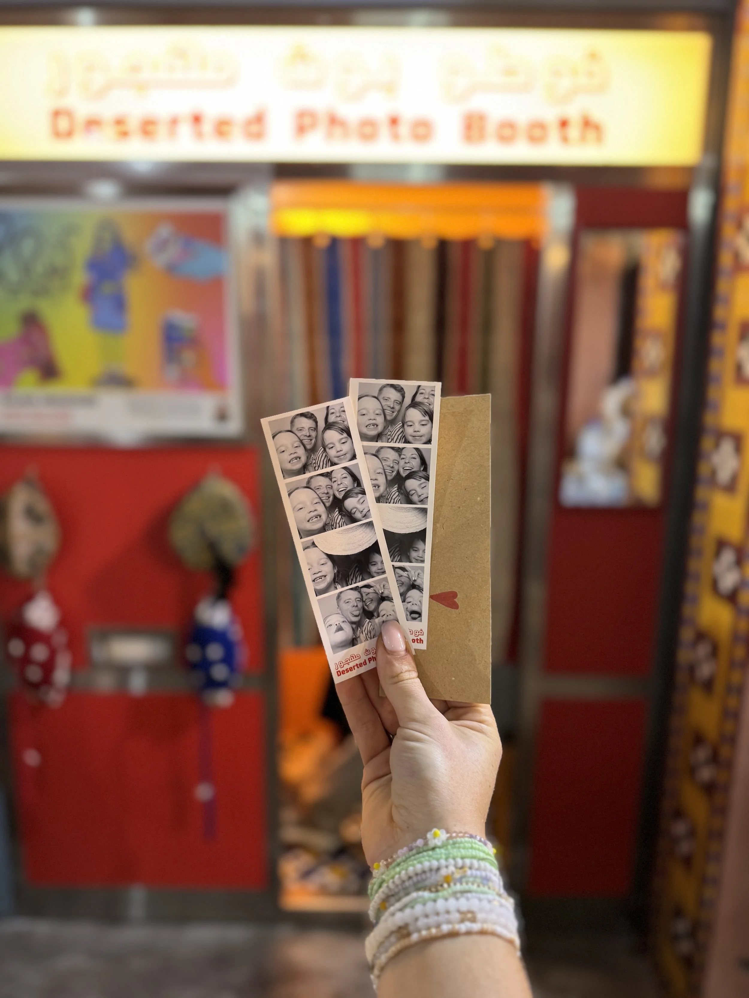 Deserted Photo Booth strip, Marrakech