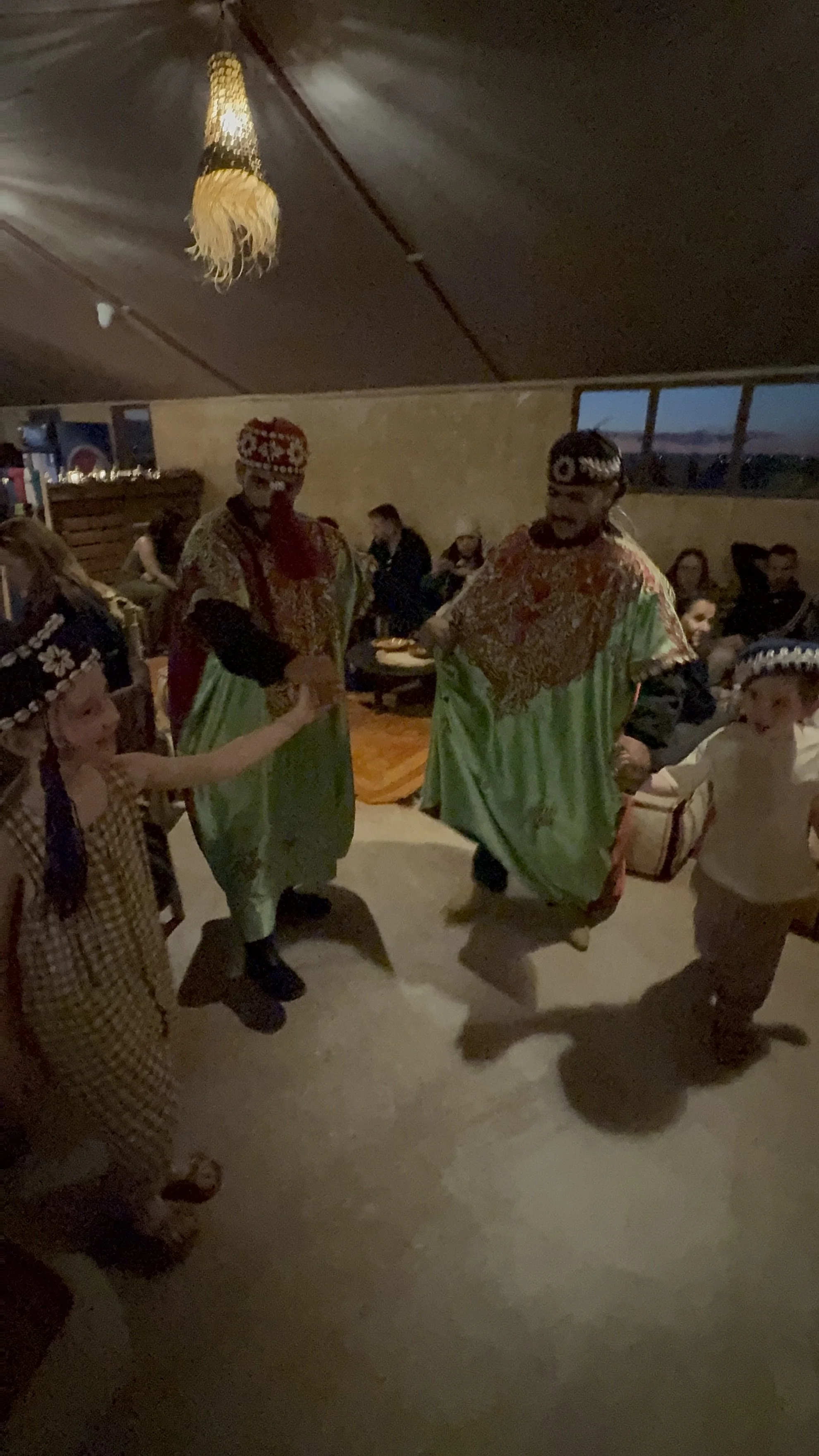 Moroccan Dancing, Agafay Desert, Marrakech with Kids