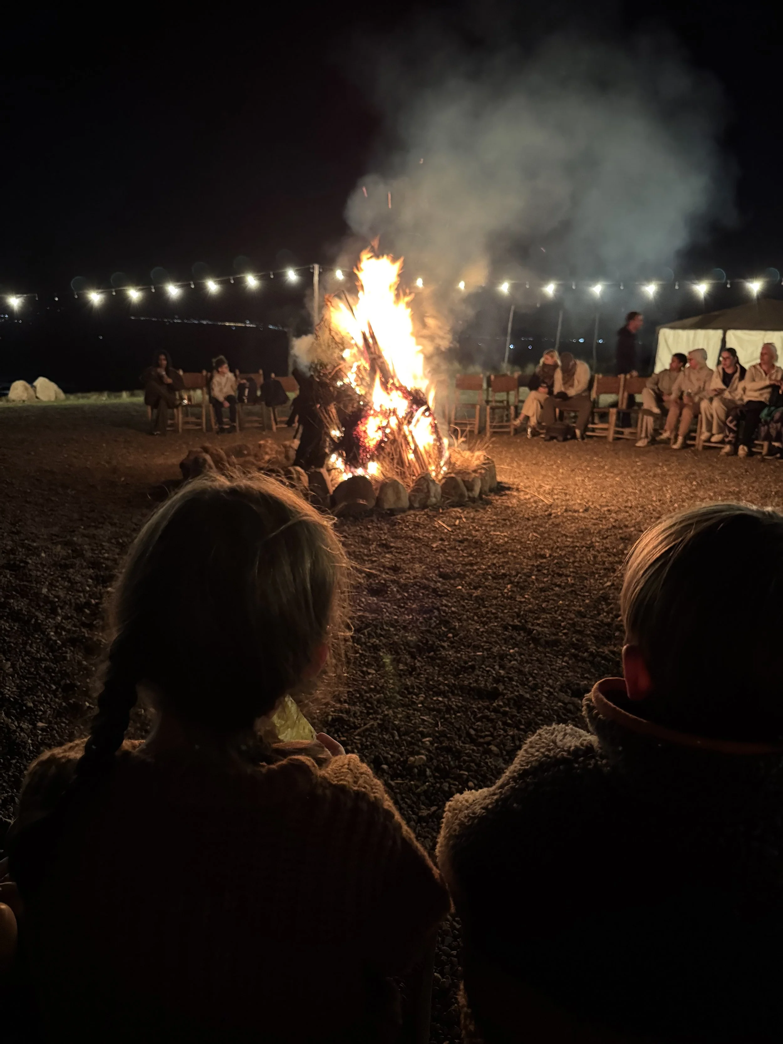 Fire Show, Agafay Desert, Marrakech with Kids