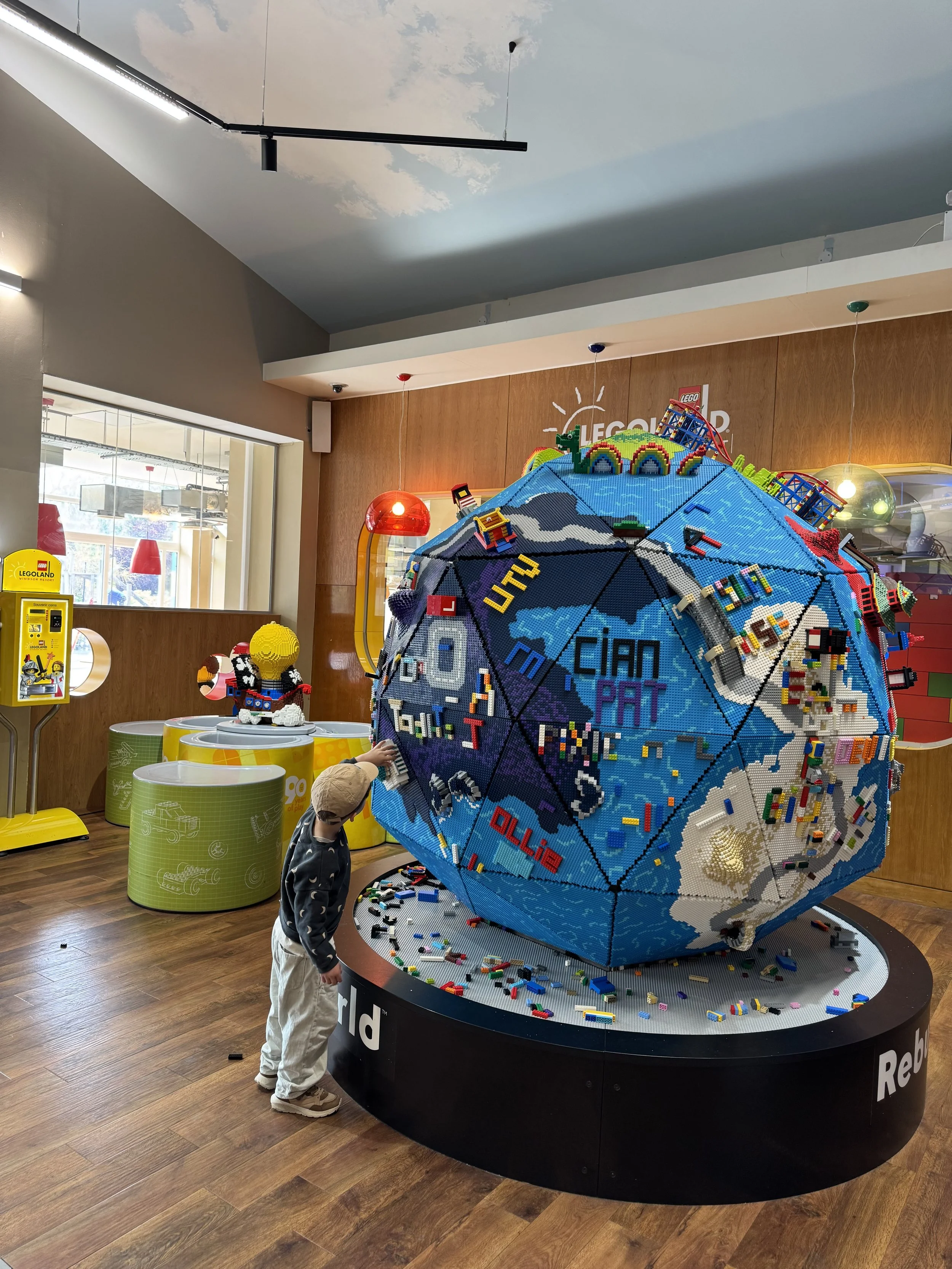 Legoland Windsor Resort Hotel Review, LEGO globe