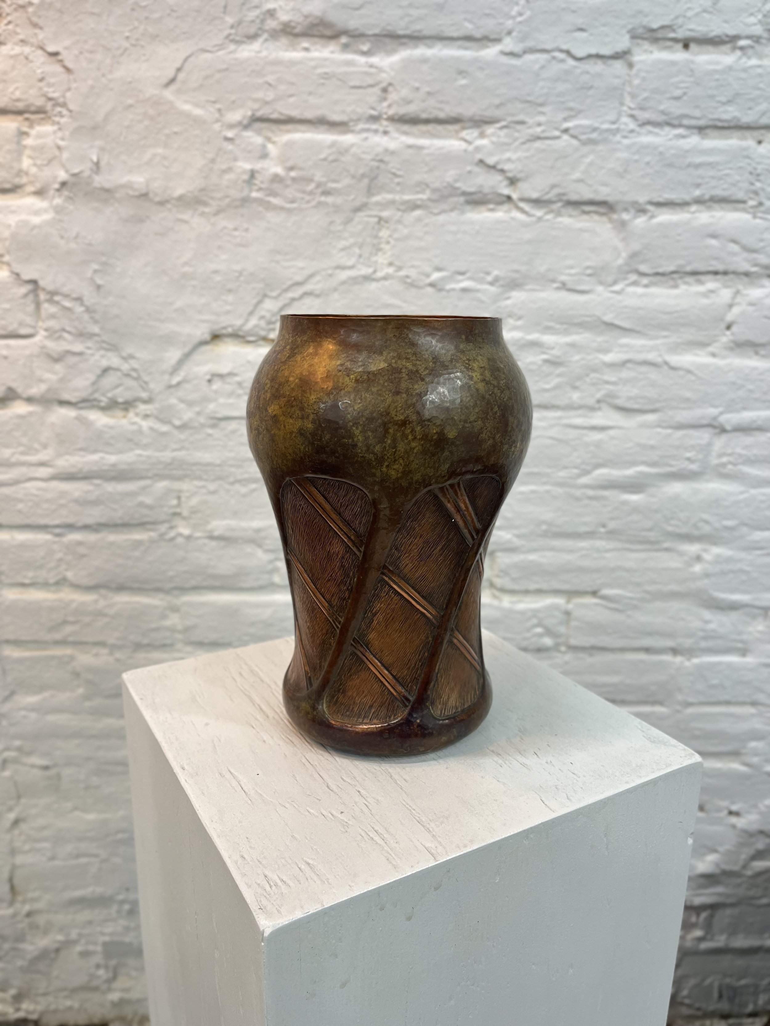 Large Chased Vase