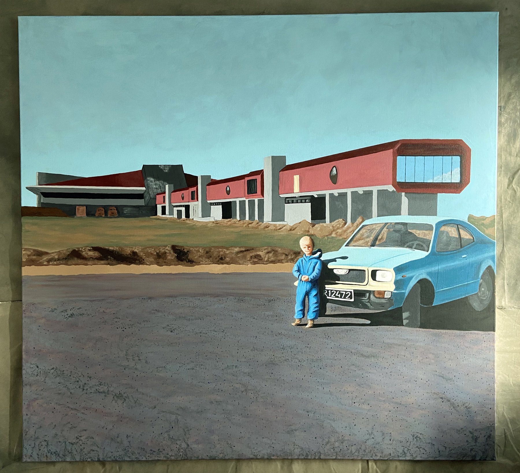 strákur við Flugstöð Leifs__Art by Aron Bergmann.jpg