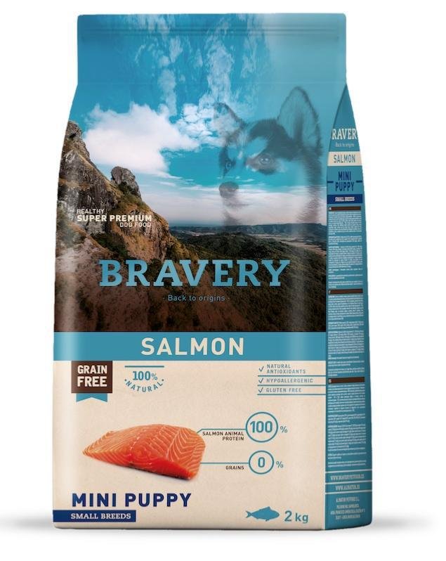 Bravery Chien Salmon Adulte