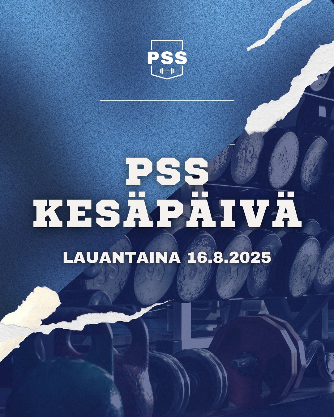 PSS kutsuu kaikki p&auml;&auml;kaupunkiseudun voimanostajat viett&auml;m&auml;&auml;n yhteist&auml; kes&auml;p&auml;iv&auml;&auml; lauantaina 16.8.! 💪🏼☀️Ilmoittautuminen on auki!

Alustava ohjelma👇🏼

10.30&ndash;13.30 Yhteistreenit, PowerFit Vant