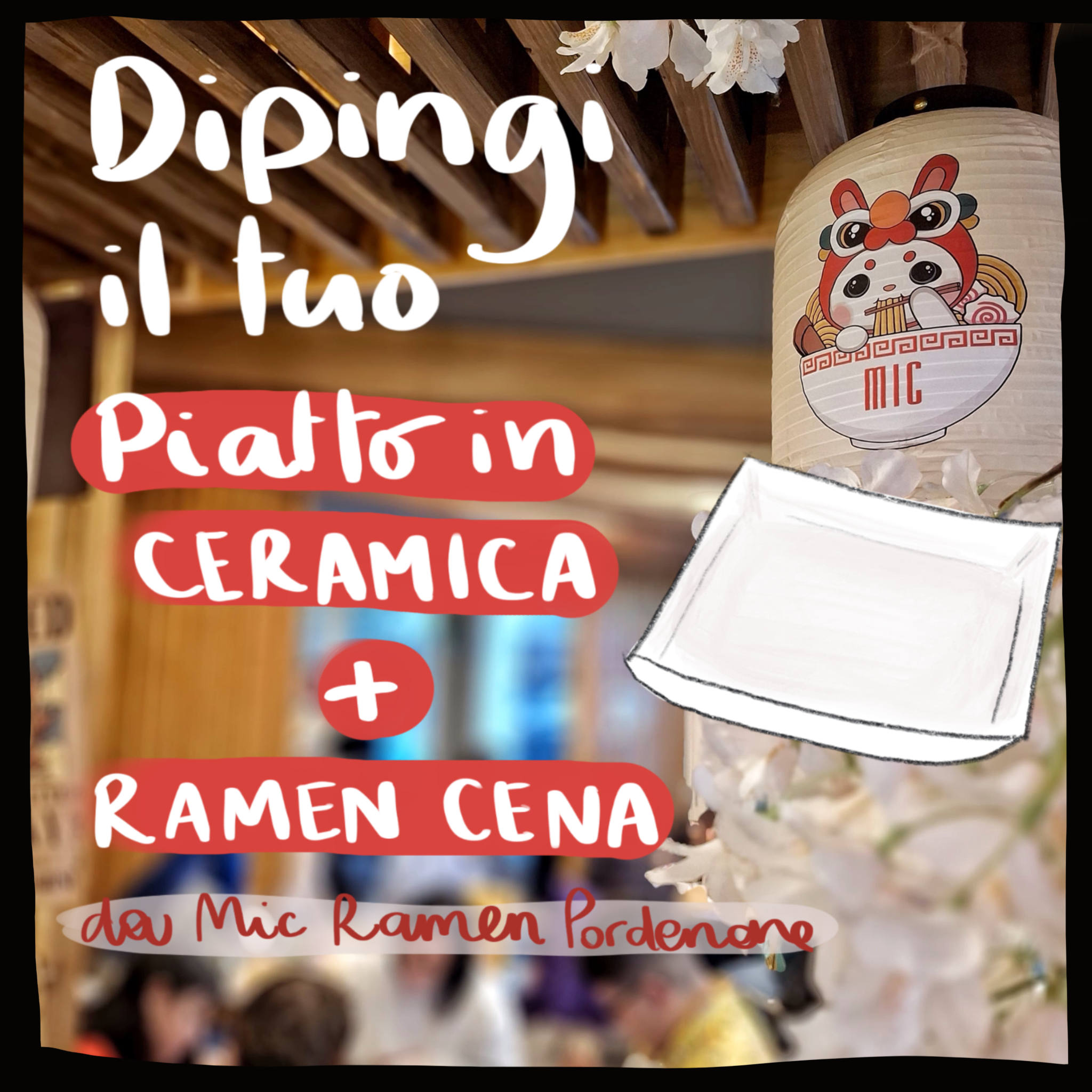 Workshop di pittura su ceramica a Pordenone.