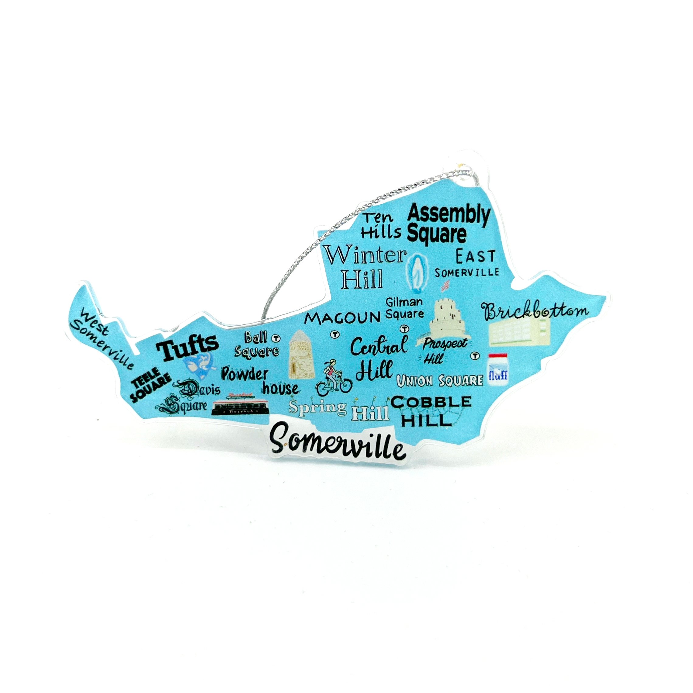 Somerville Acrylic Charm / Ornament