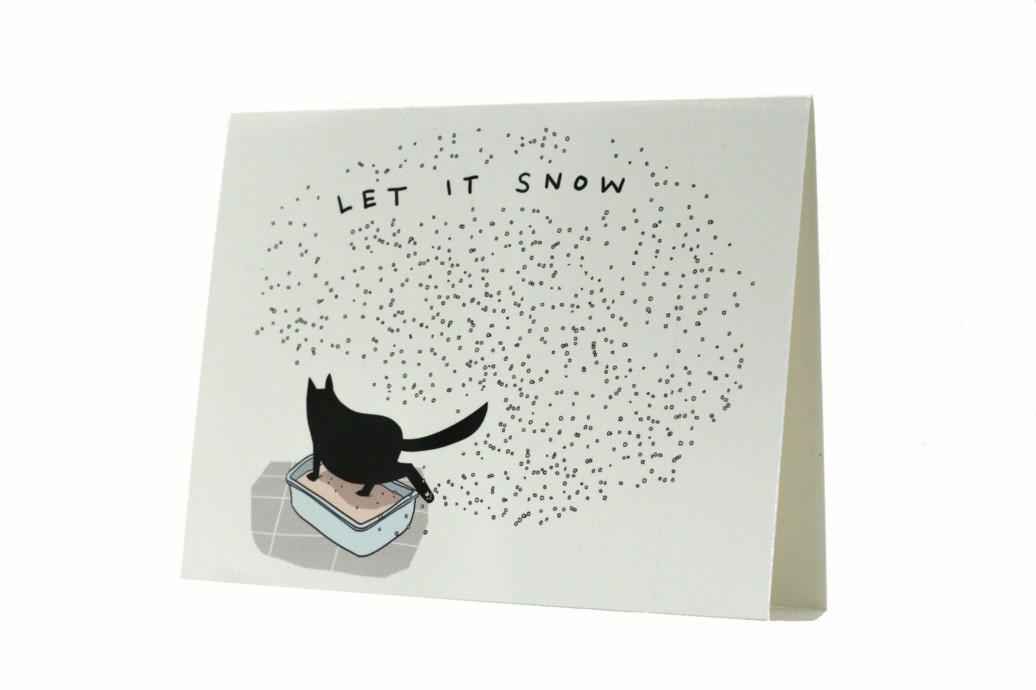 Festive Litter Box Card